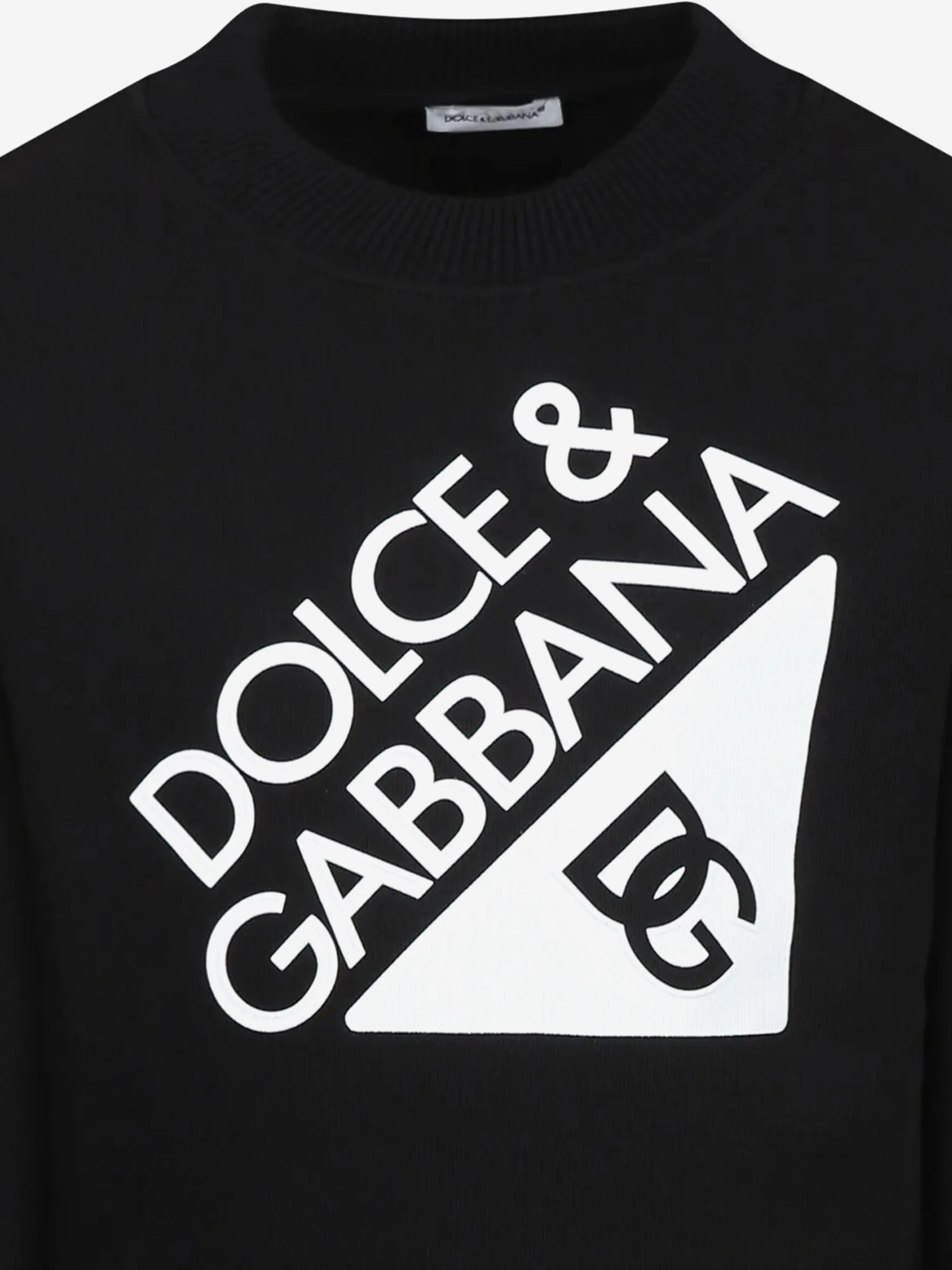 Boys Logo Sweatshirt in Black
