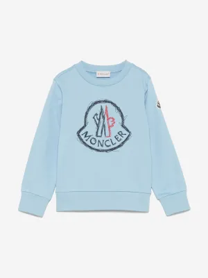 Boys Logo Sweatshirt in Blue