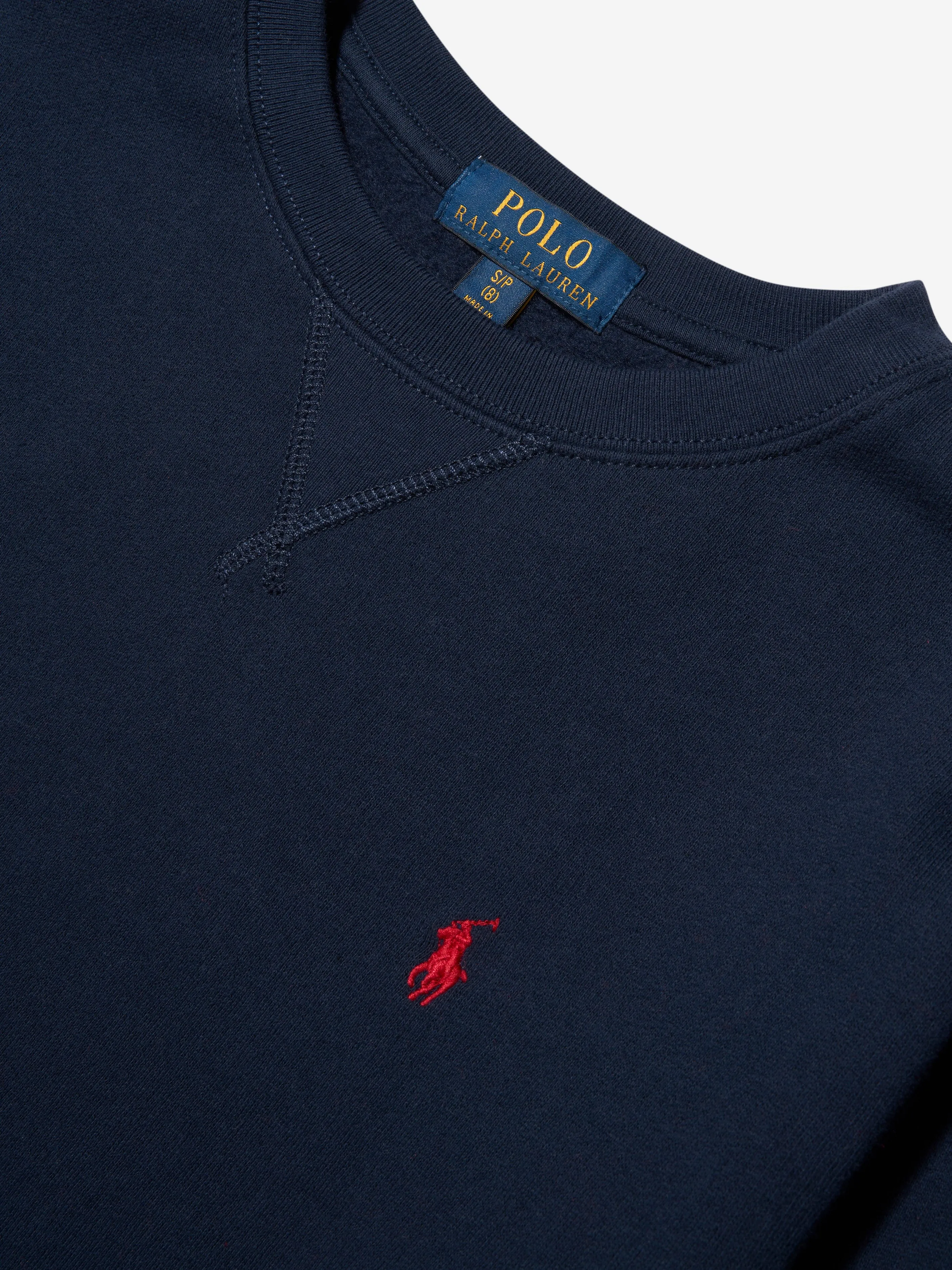 Boys Logo Sweatshirt in Navy