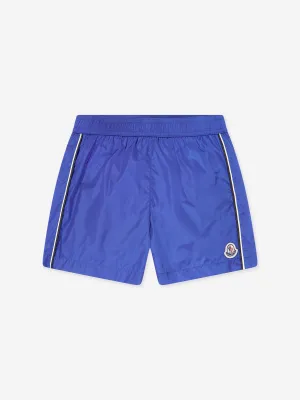 Boys Logo Swim Shorts in Blue