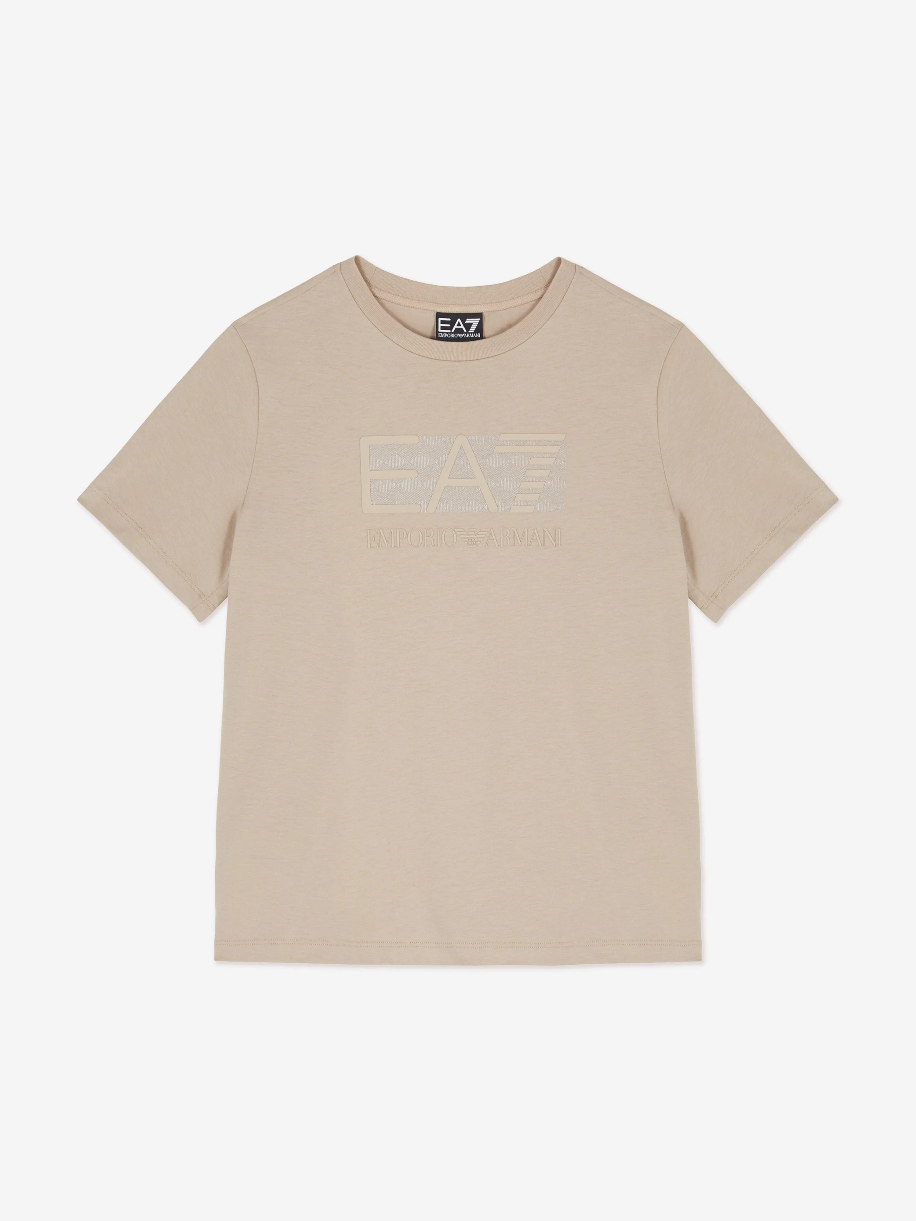 Boys Logo T-Shirt in Beige