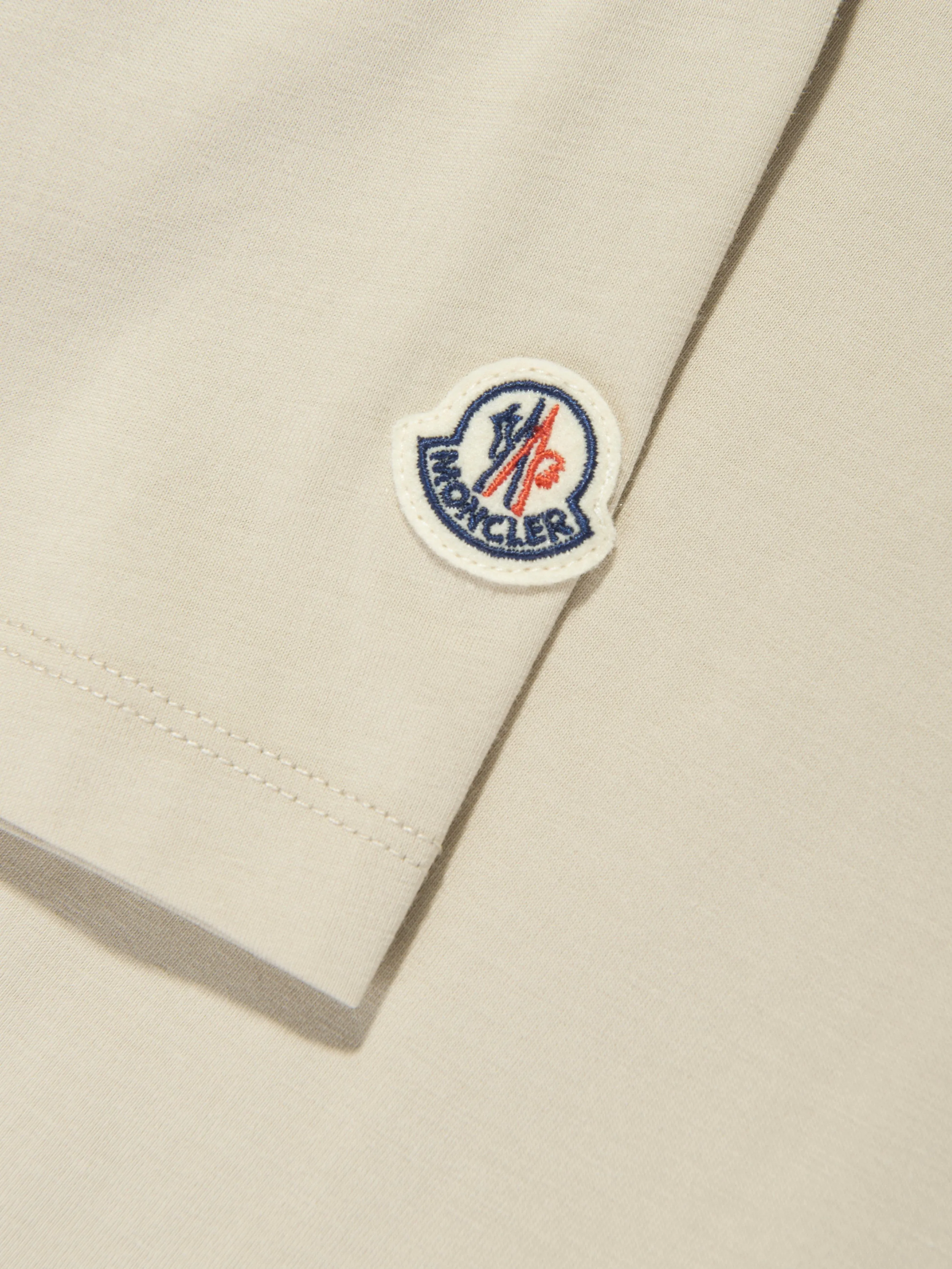 Boys Logo T-Shirt in Beige