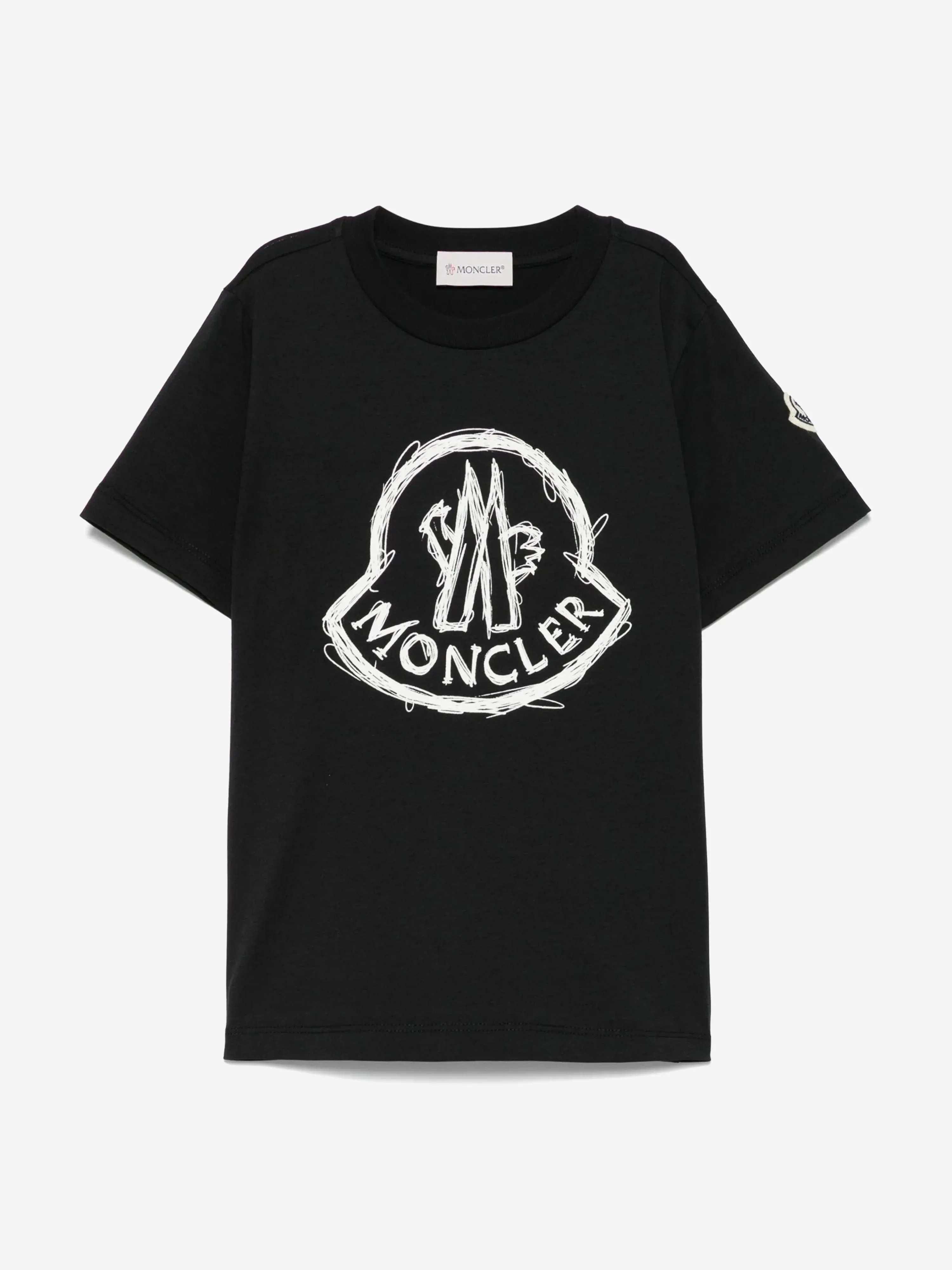 Boys Logo T-Shirt in Black