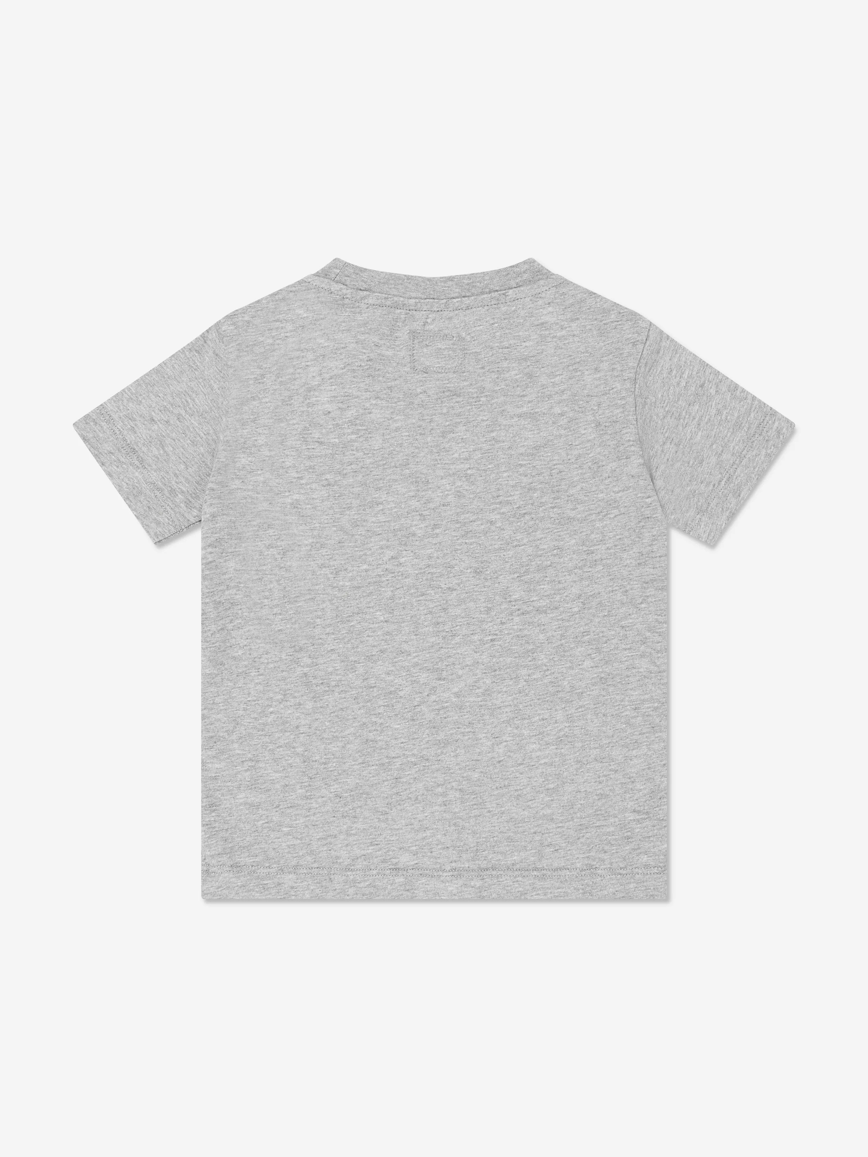Boys Logo T-Shirt in Grey