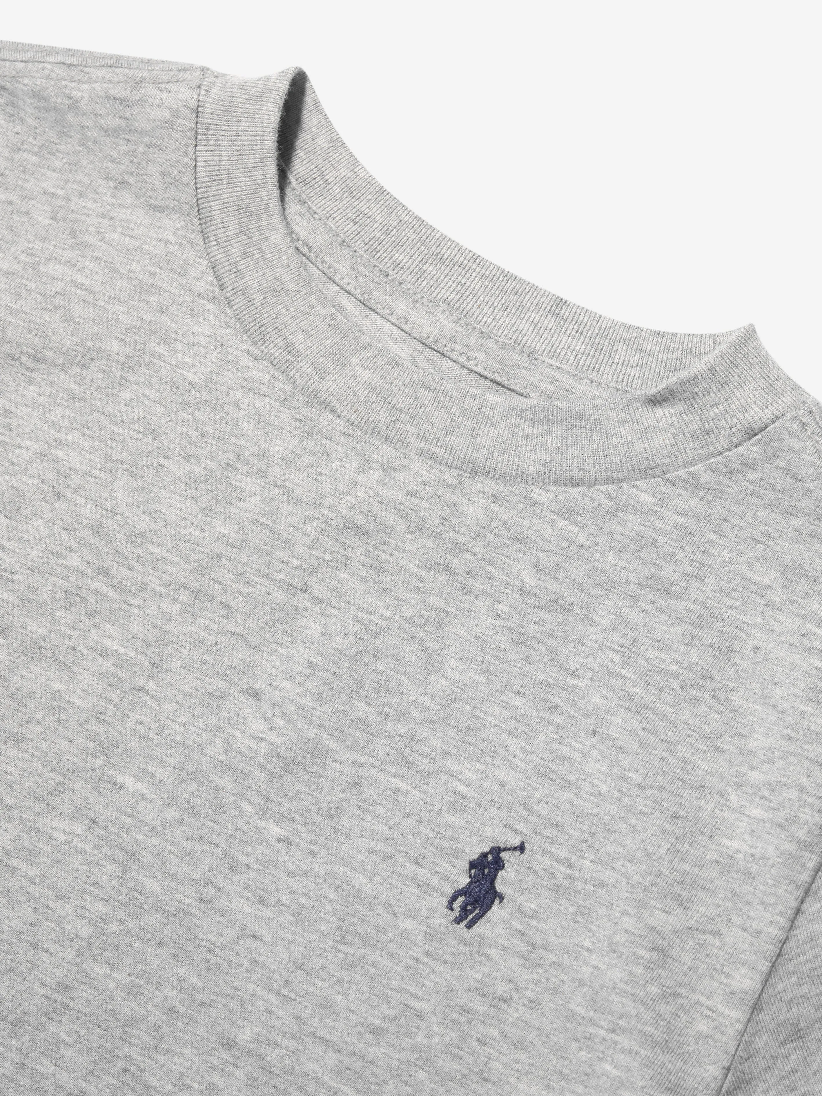 Boys Logo T-Shirt in Grey