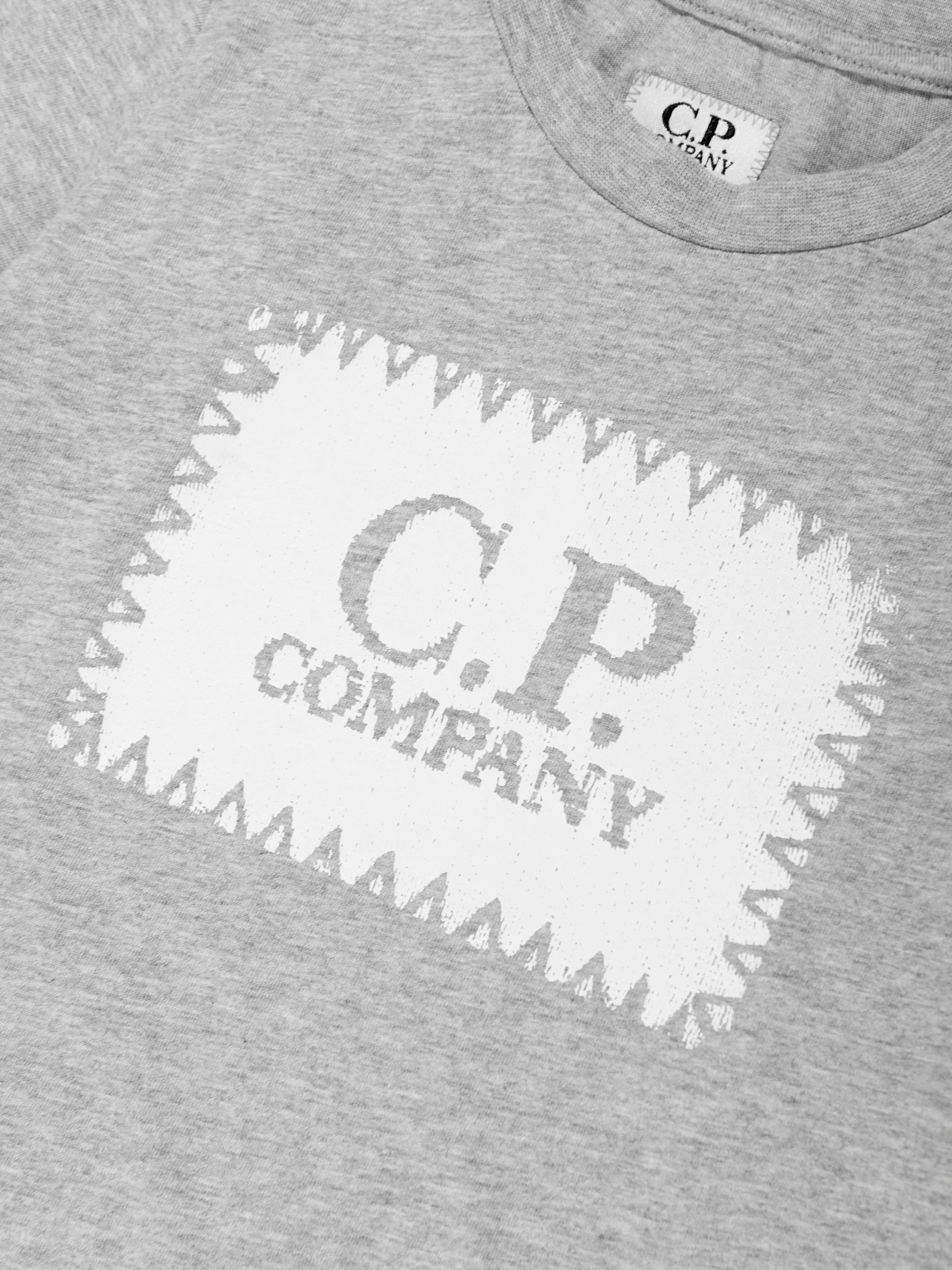 Boys Logo T-Shirt in Grey