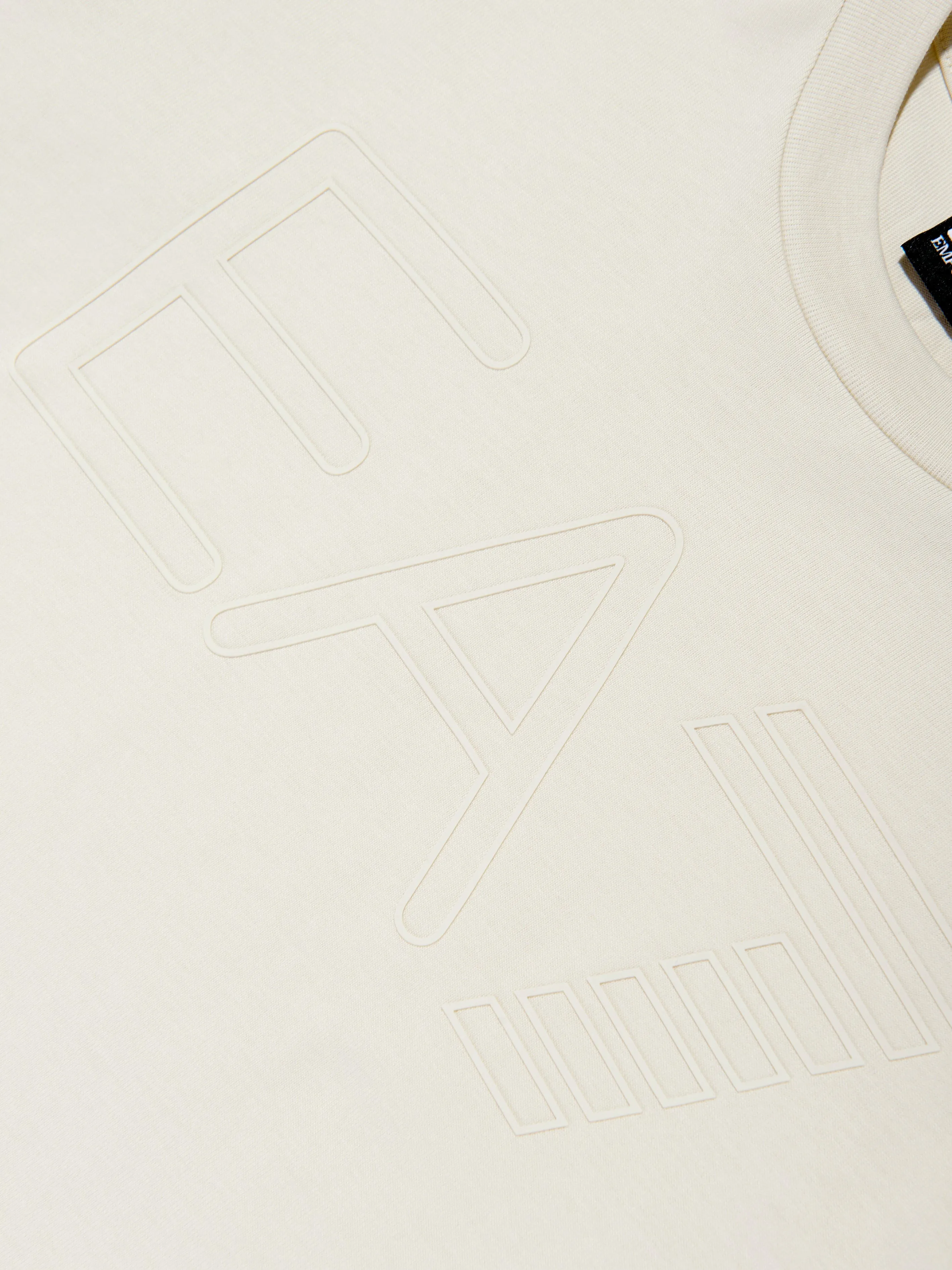 Boys Logo T-Shirt in Ivory