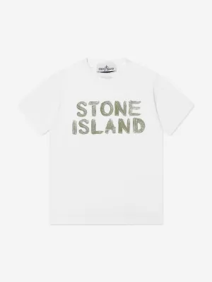 Boys Logo T-Shirt in White