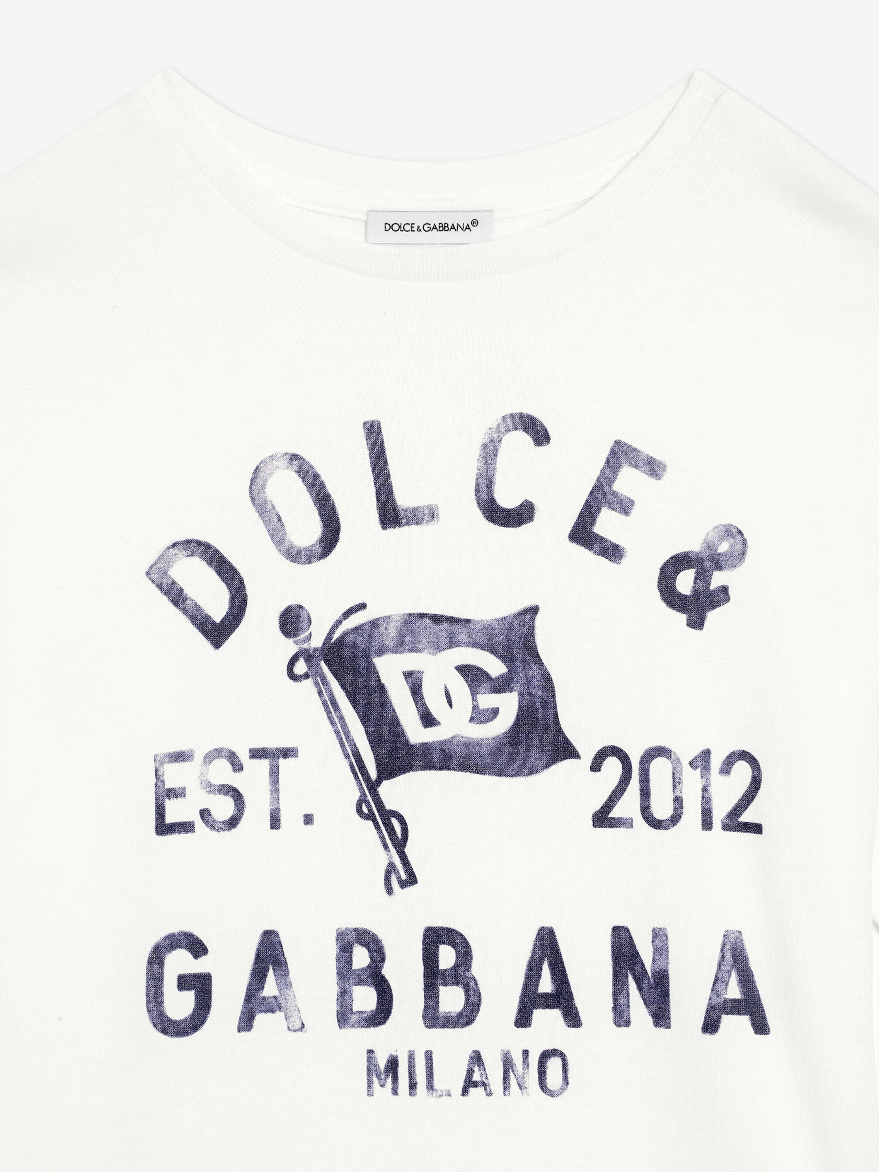 Boys Logo T-Shirt in White