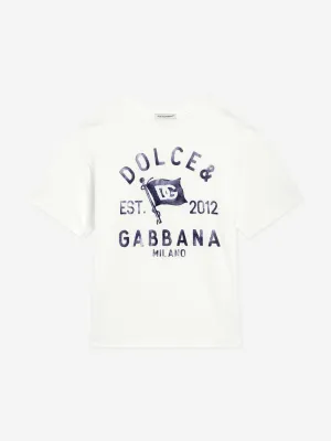 Boys Logo T-Shirt in White
