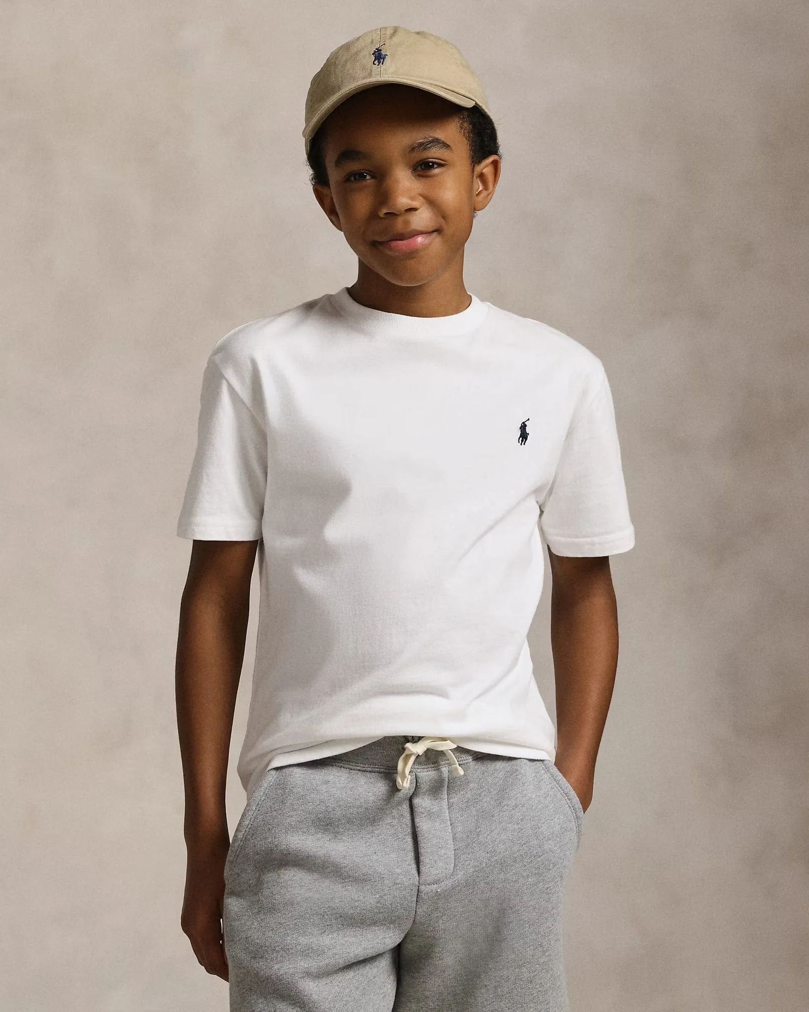 Boys Logo T-Shirt in White