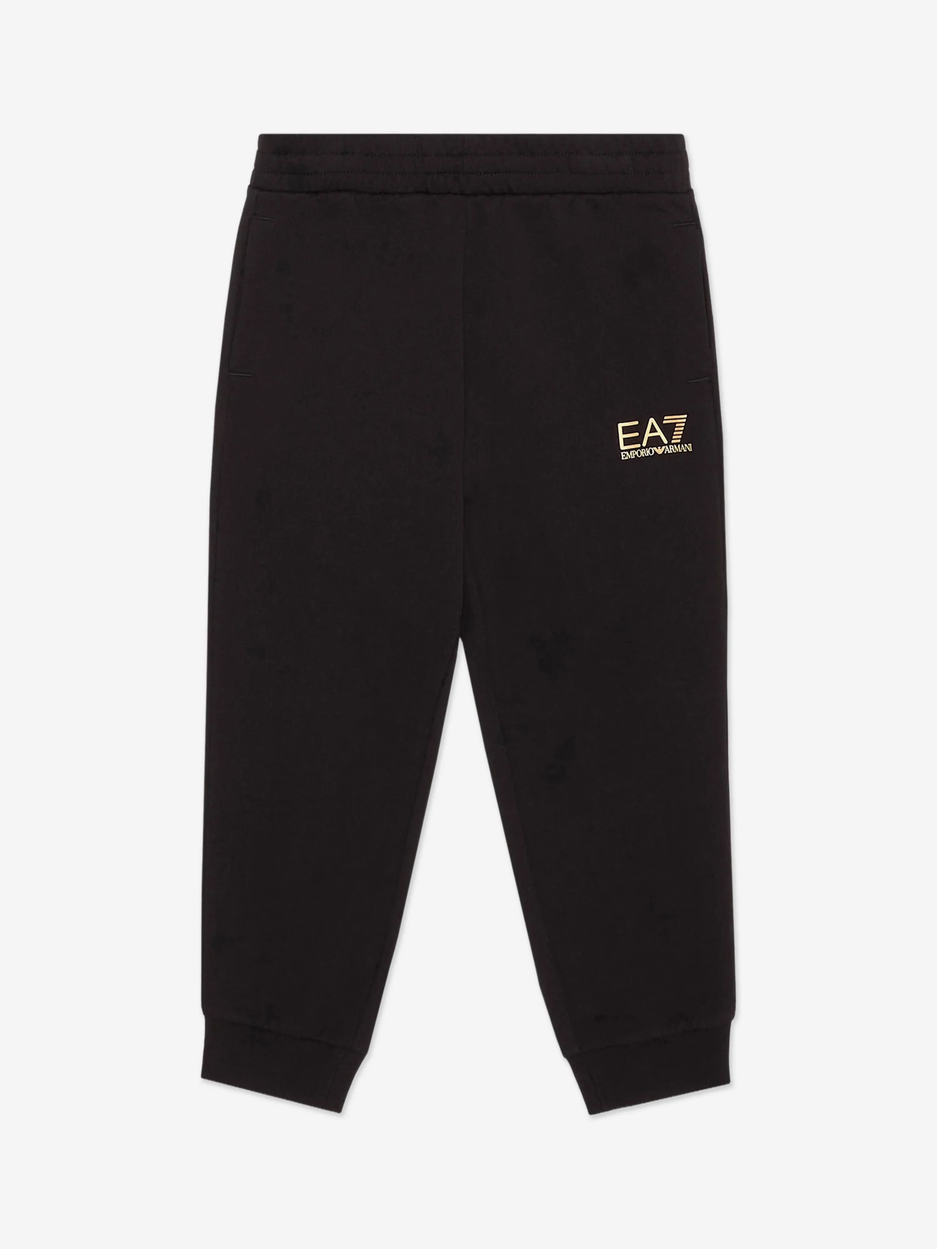 Boys Logo Tracksuit in Black