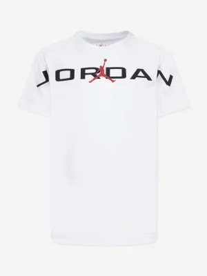 Boys MJ Air Stretch T-Shirt in White