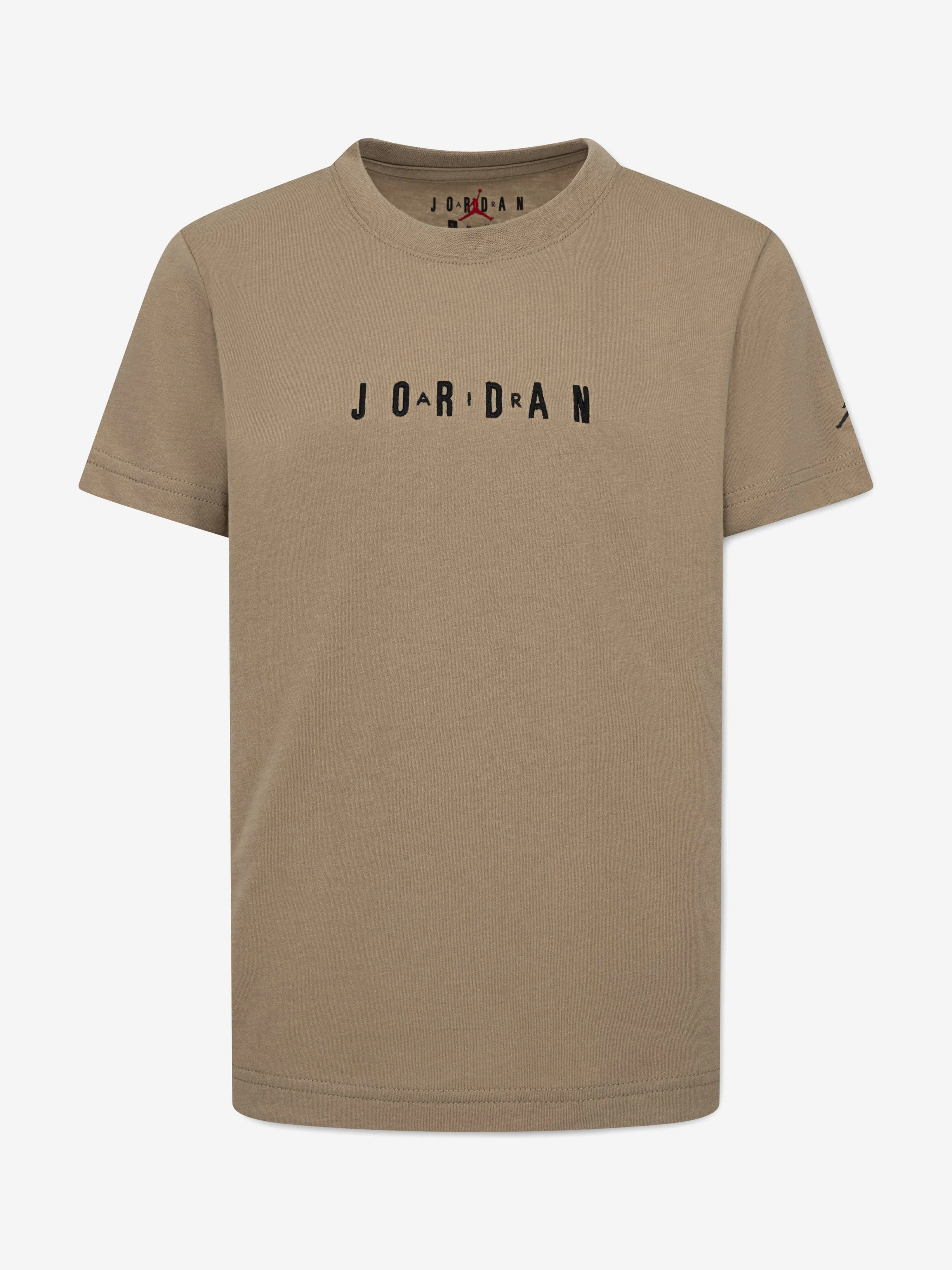 Boys MJ Wordmark T-Shirt in Brown