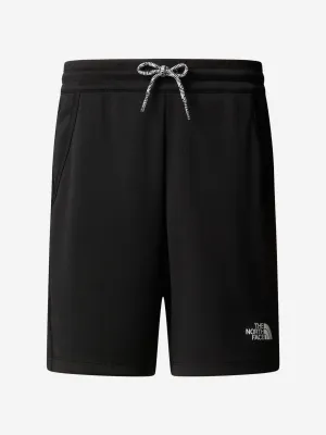 Boys Never Stop Shorts in Black