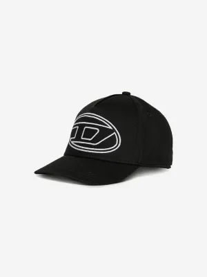 Boys Oval D Logo Cap in Black