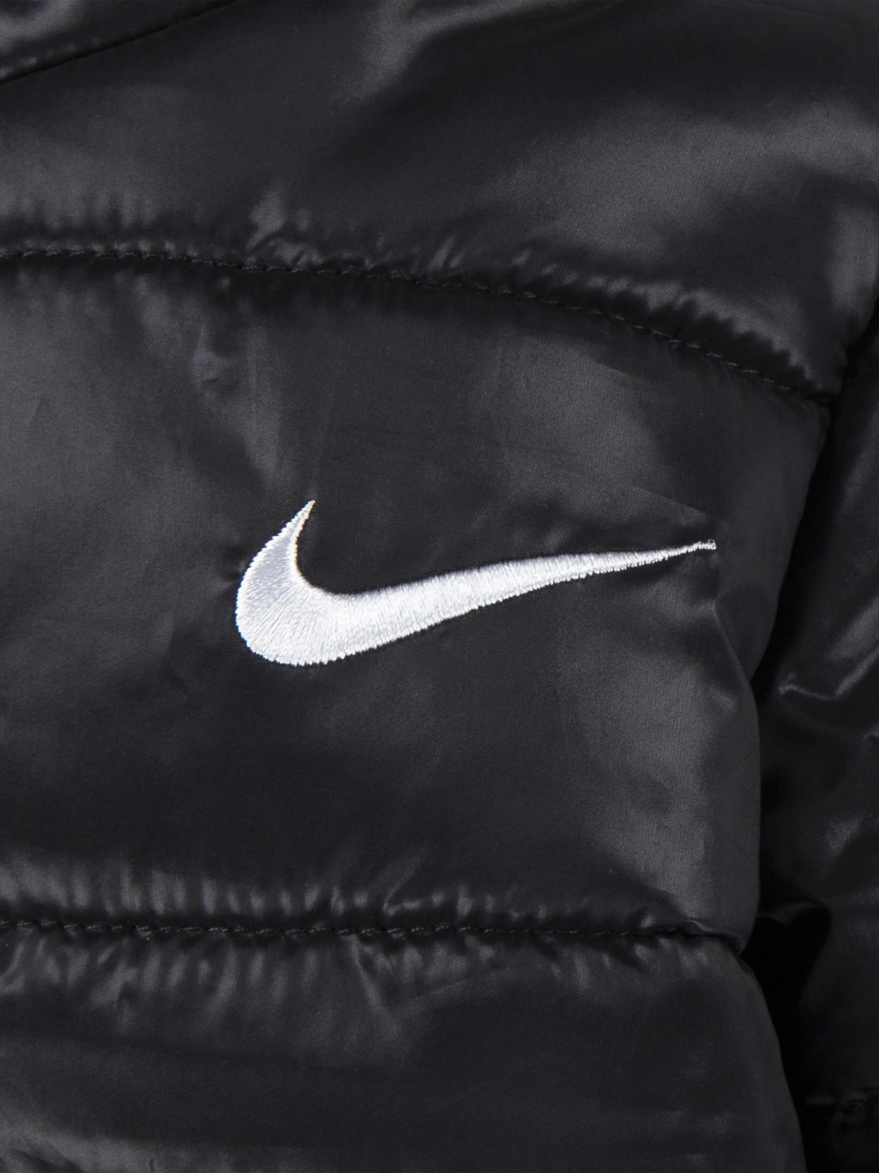 Boys Quilted Jacket in Black