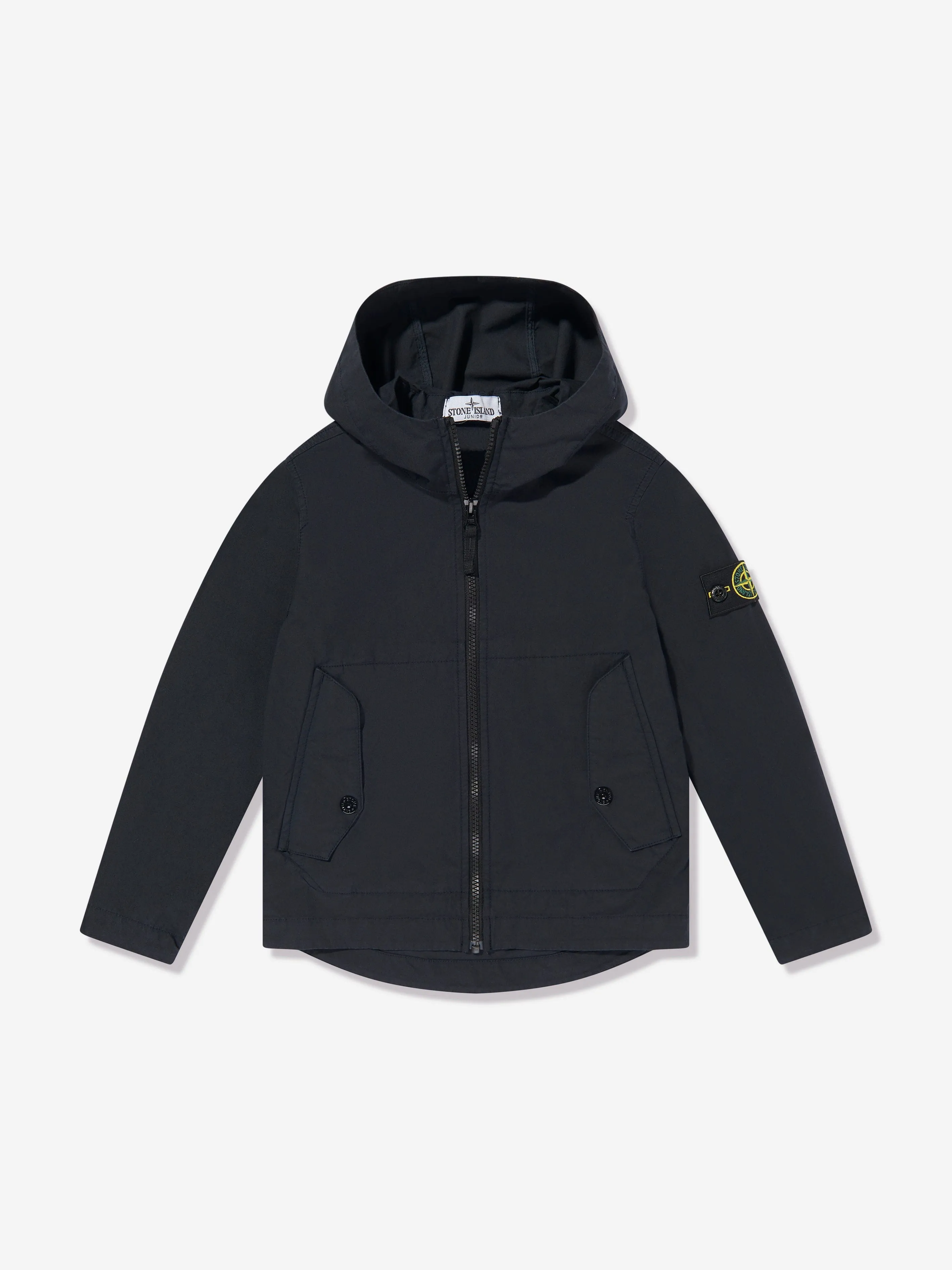 Boys Short Parka Jacket in Navy