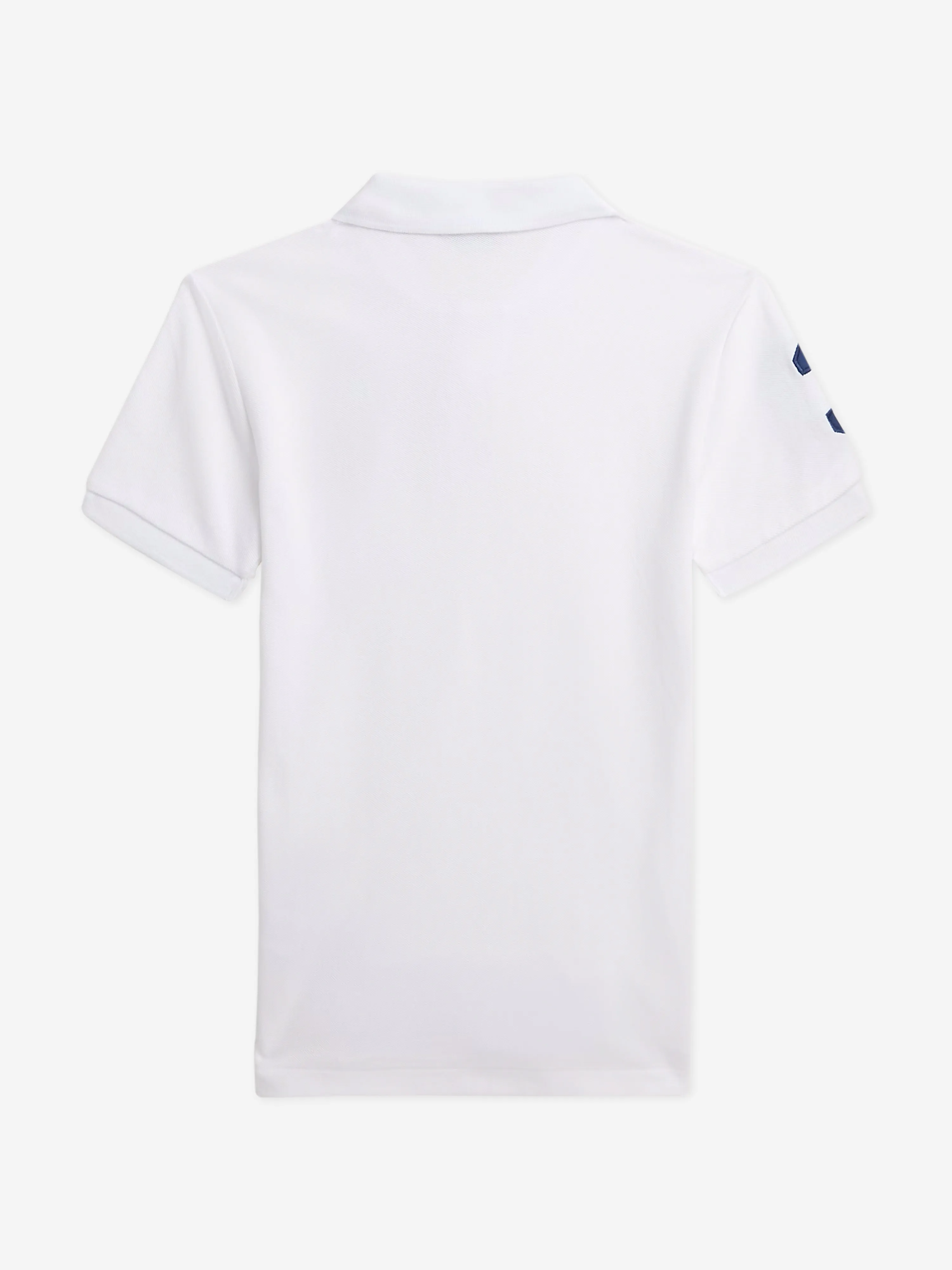 Boys Slim Fit Polo Shirt in White