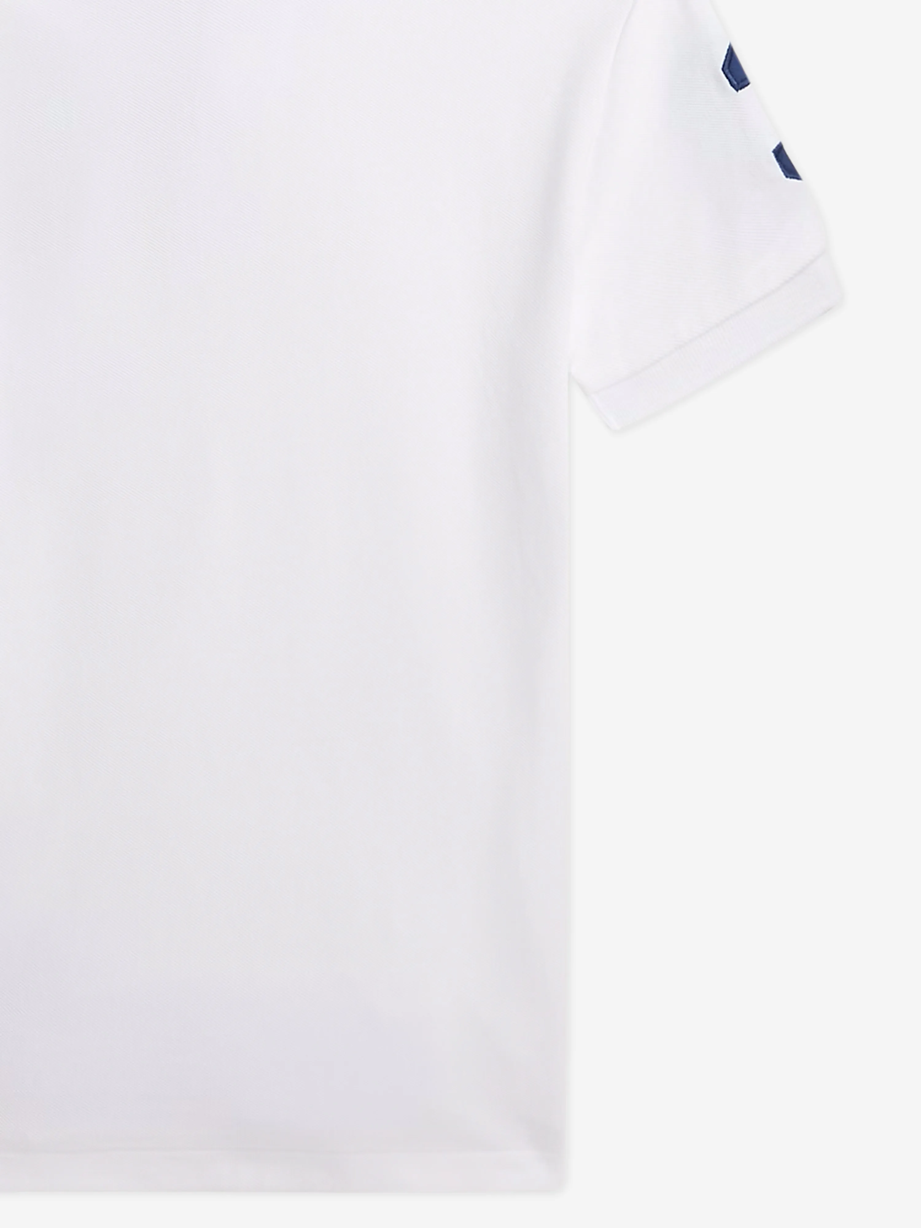 Boys Slim Fit Polo Shirt in White