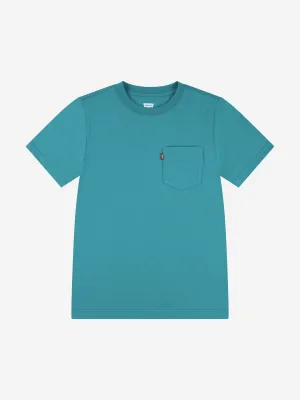 Boys Sunset Pocket T-Shirt in Green