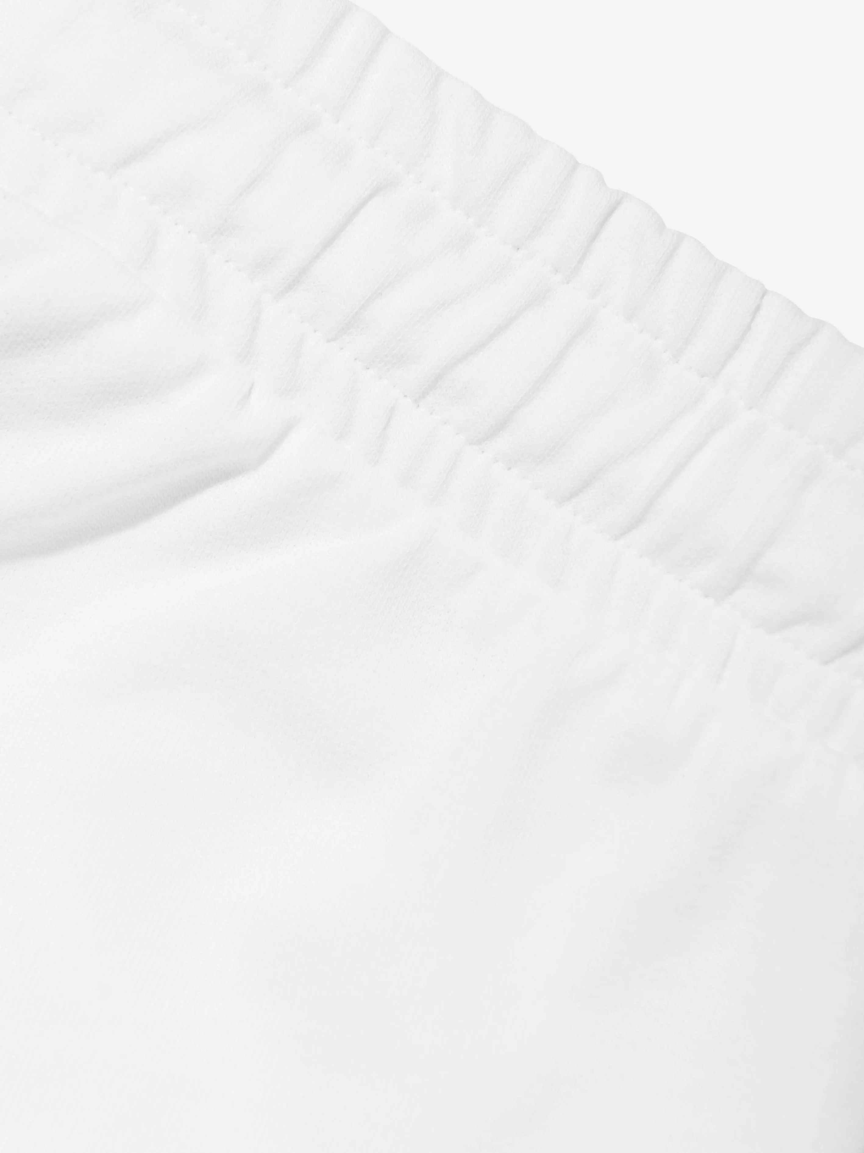 Boys Teddy Bear Logo Shorts in White