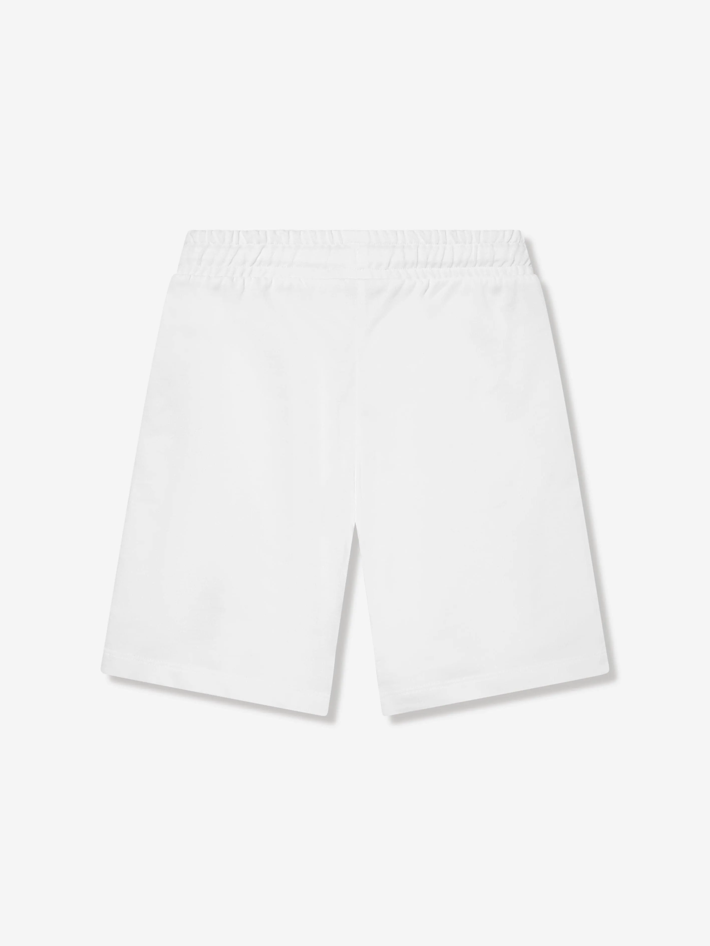 Boys Teddy Bear Logo Shorts in White