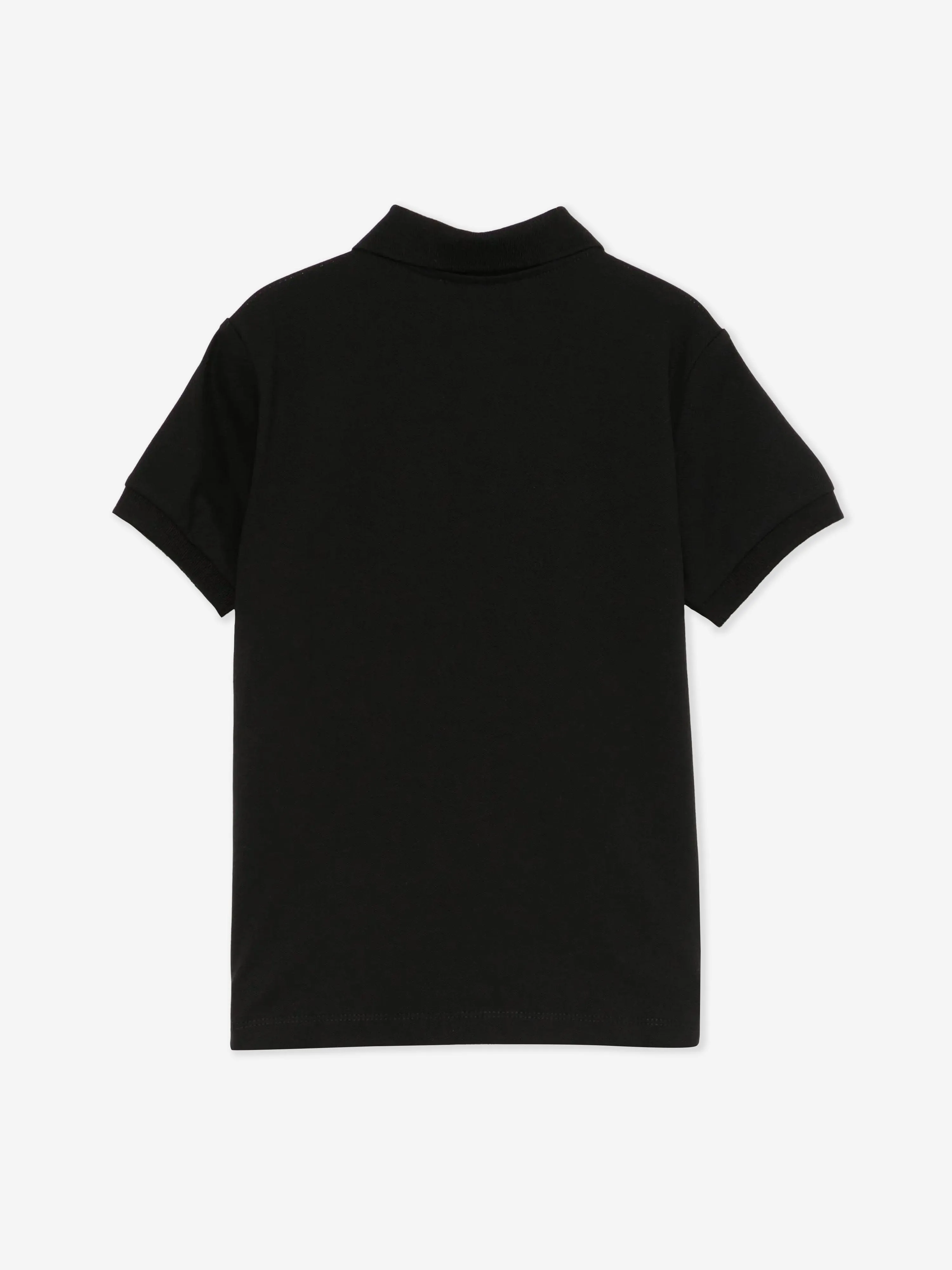 Boys Teddy Bear Polo Shirt in Black
