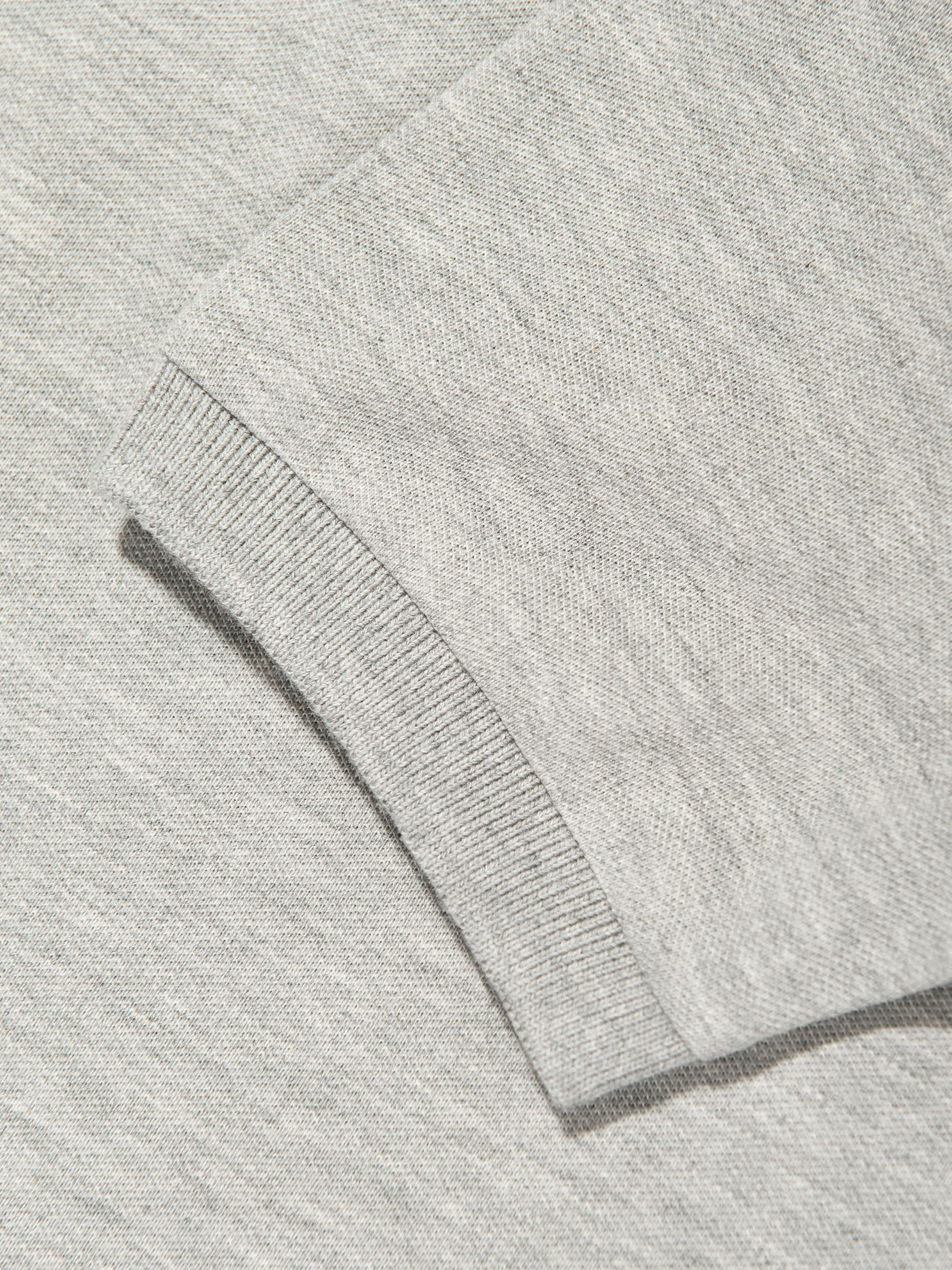 Boys Teddy Bear Polo Shirt in Grey