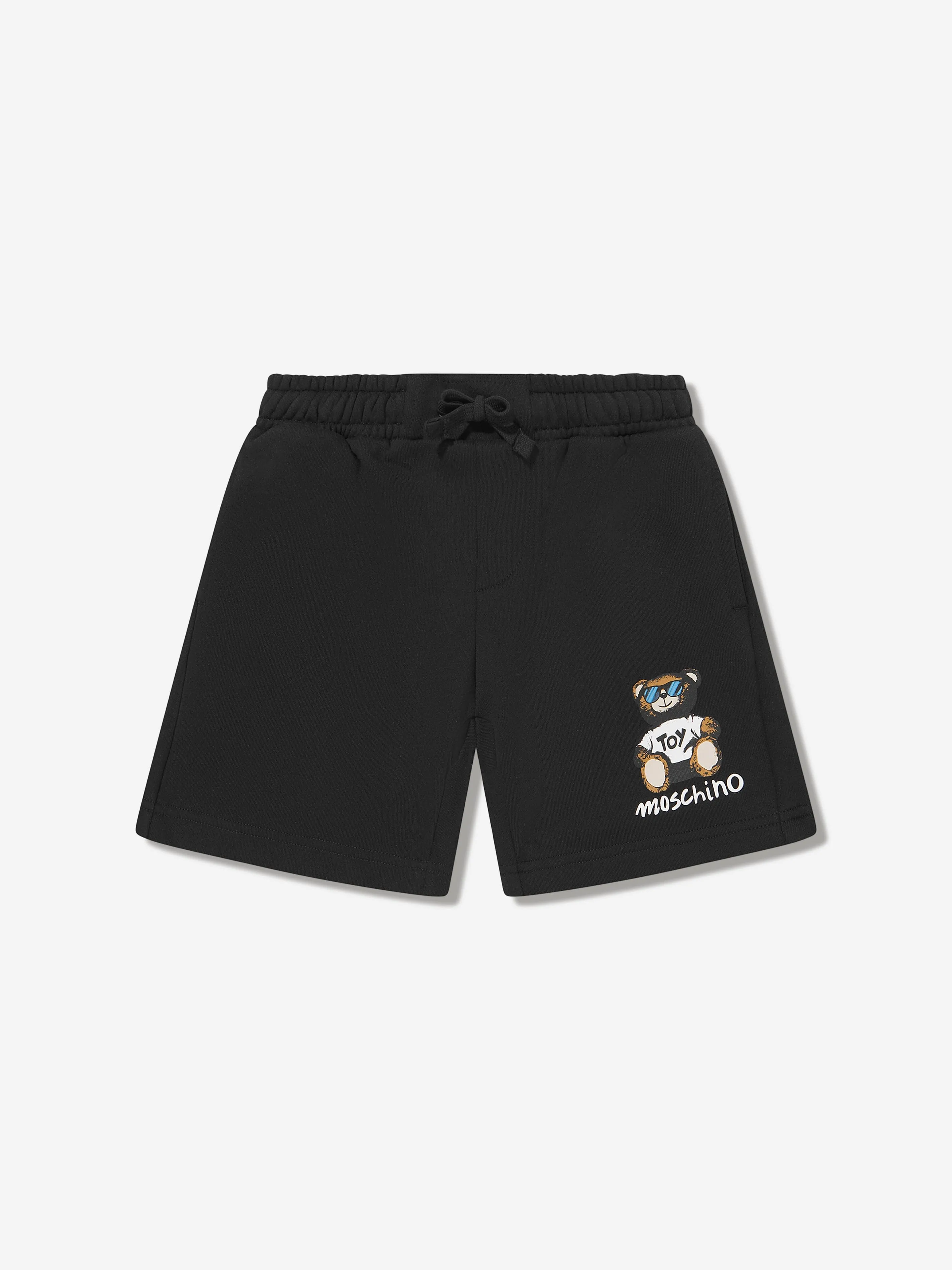 Boys Teddy Bear Short Set in White