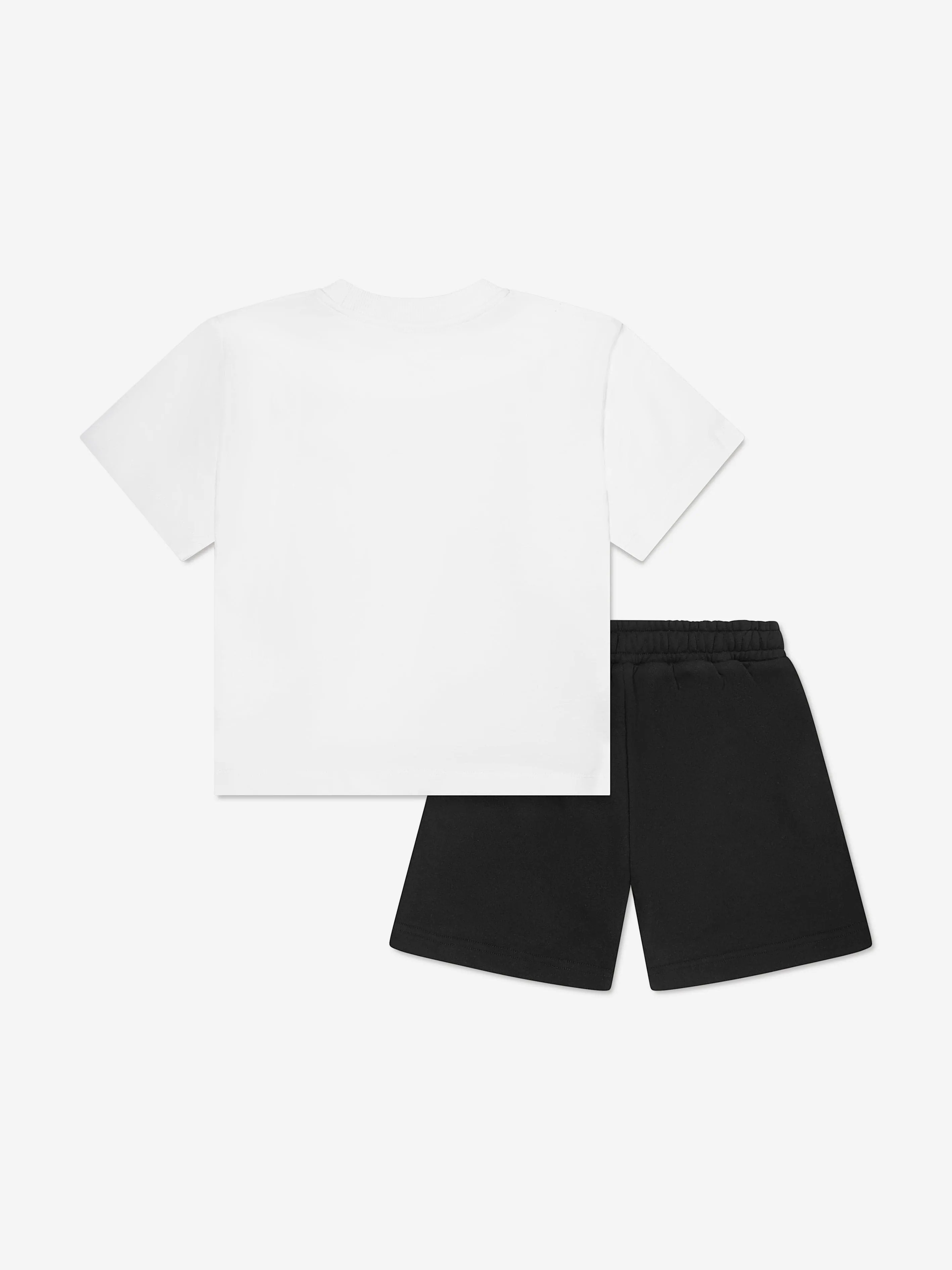 Boys Teddy Bear Short Set in White
