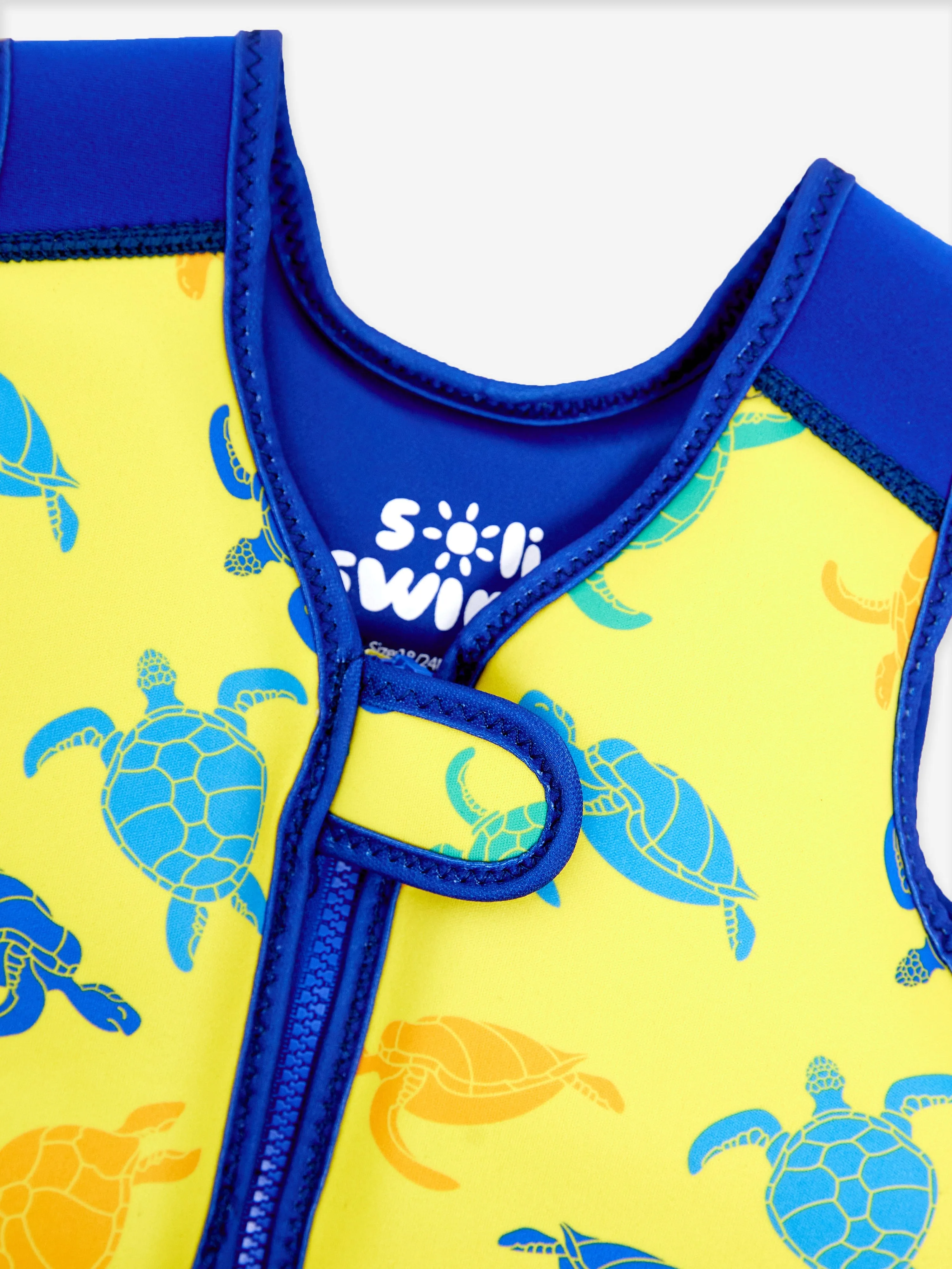 Boys Turtle Float Jacket in Yellow (UPF50 )