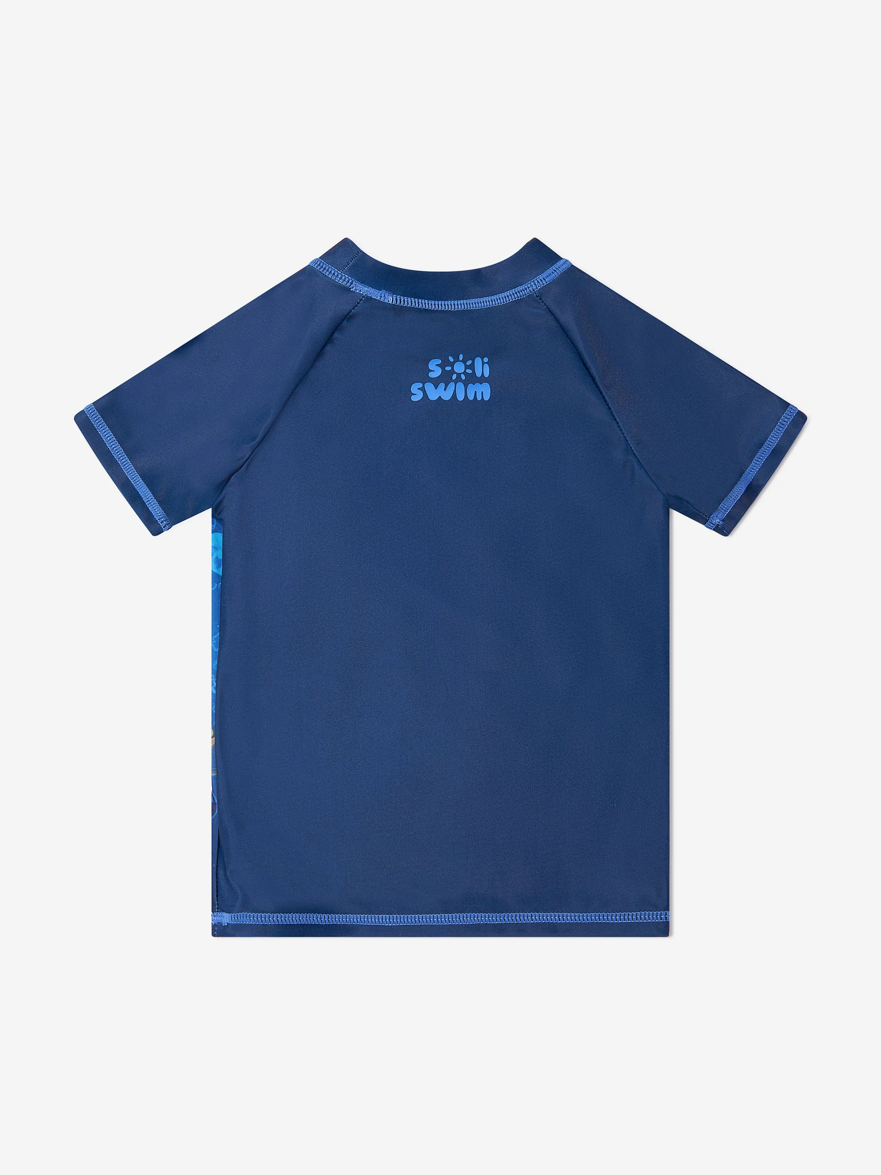 Boys Turtle Rash Guard in Blue (UPF50 )