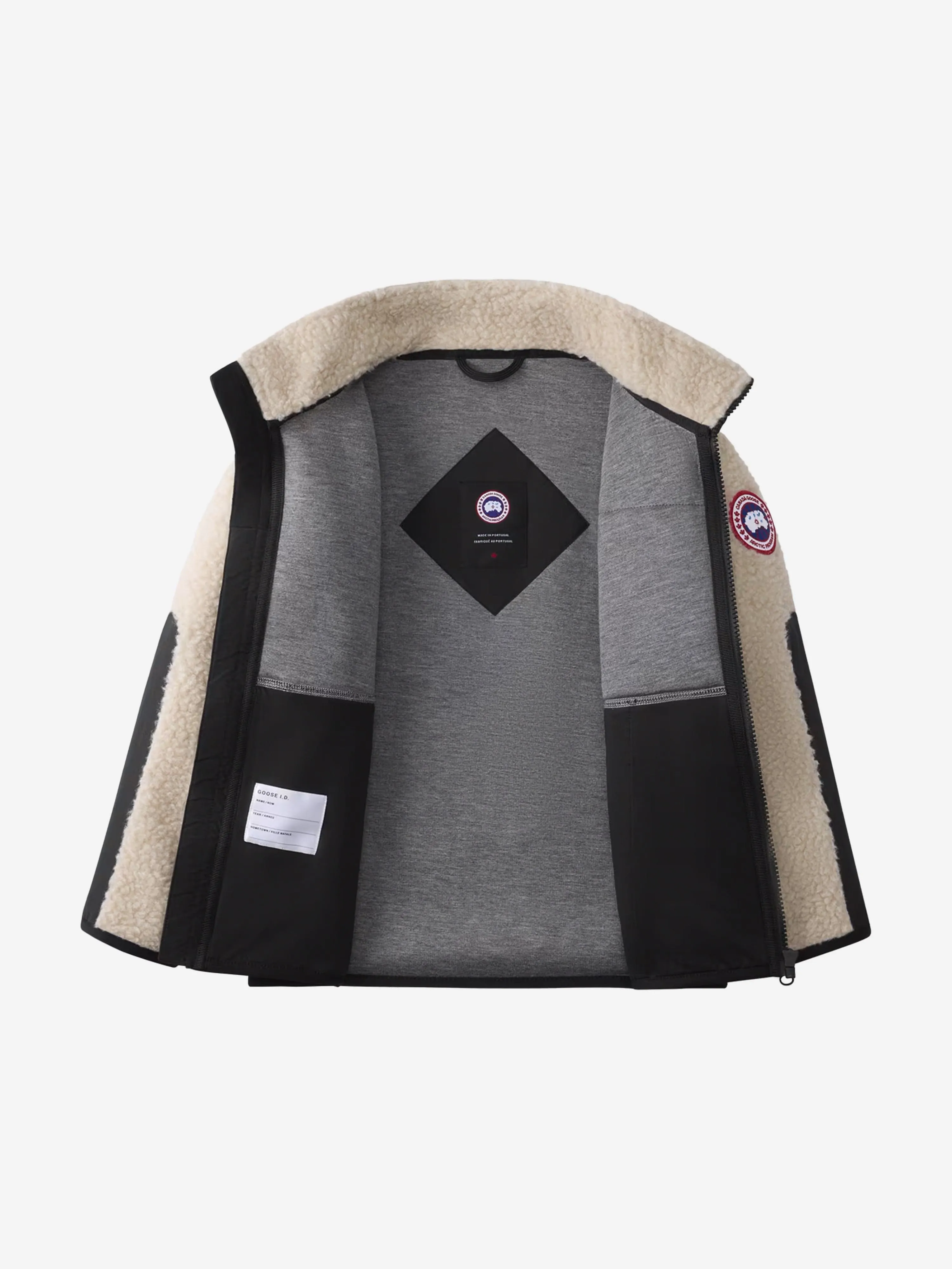 Canada Goose Kids Simcoe Fleece Jacket in Beige