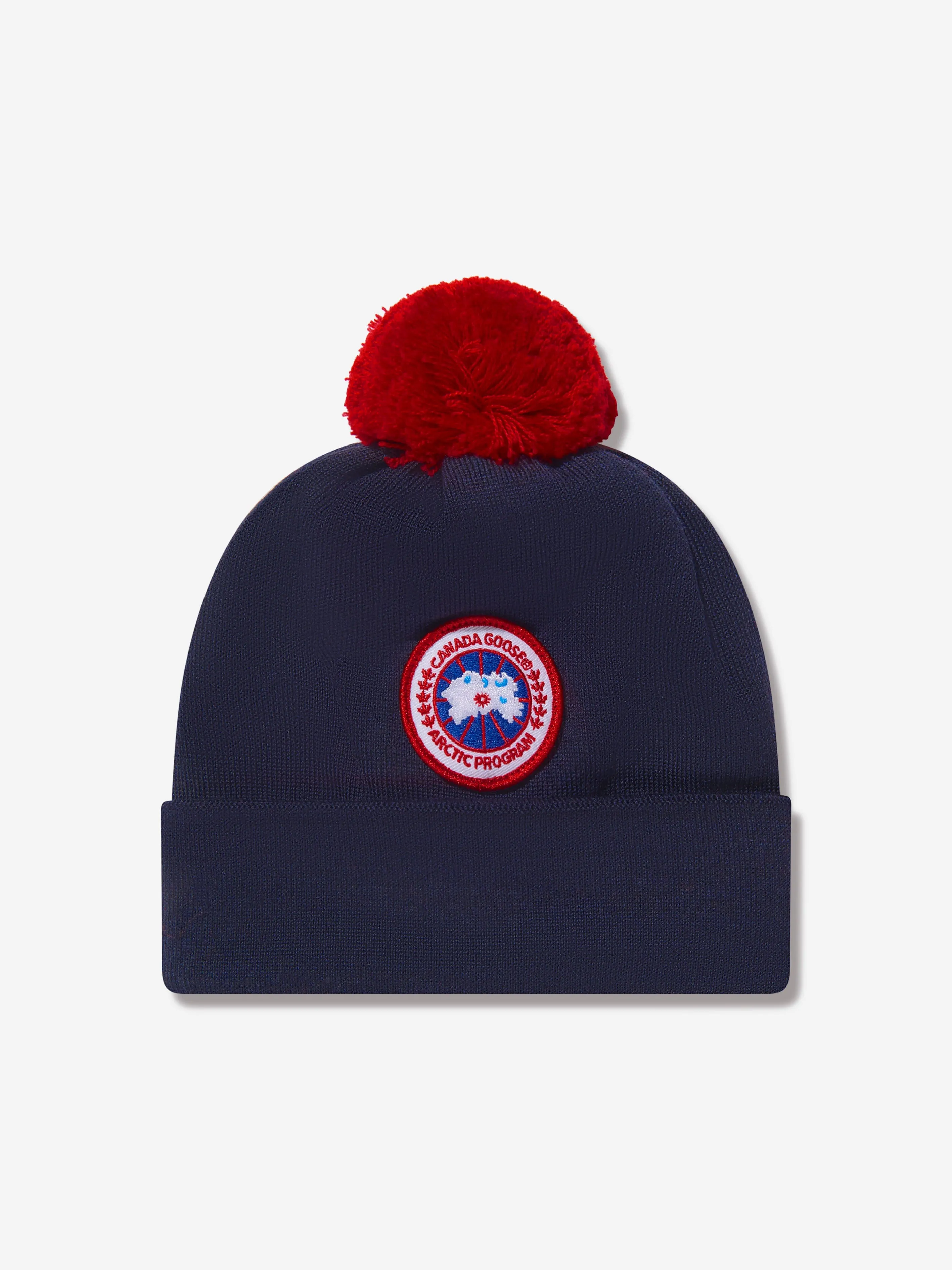 Canada Goose Kids Wool Pom Pom Hat