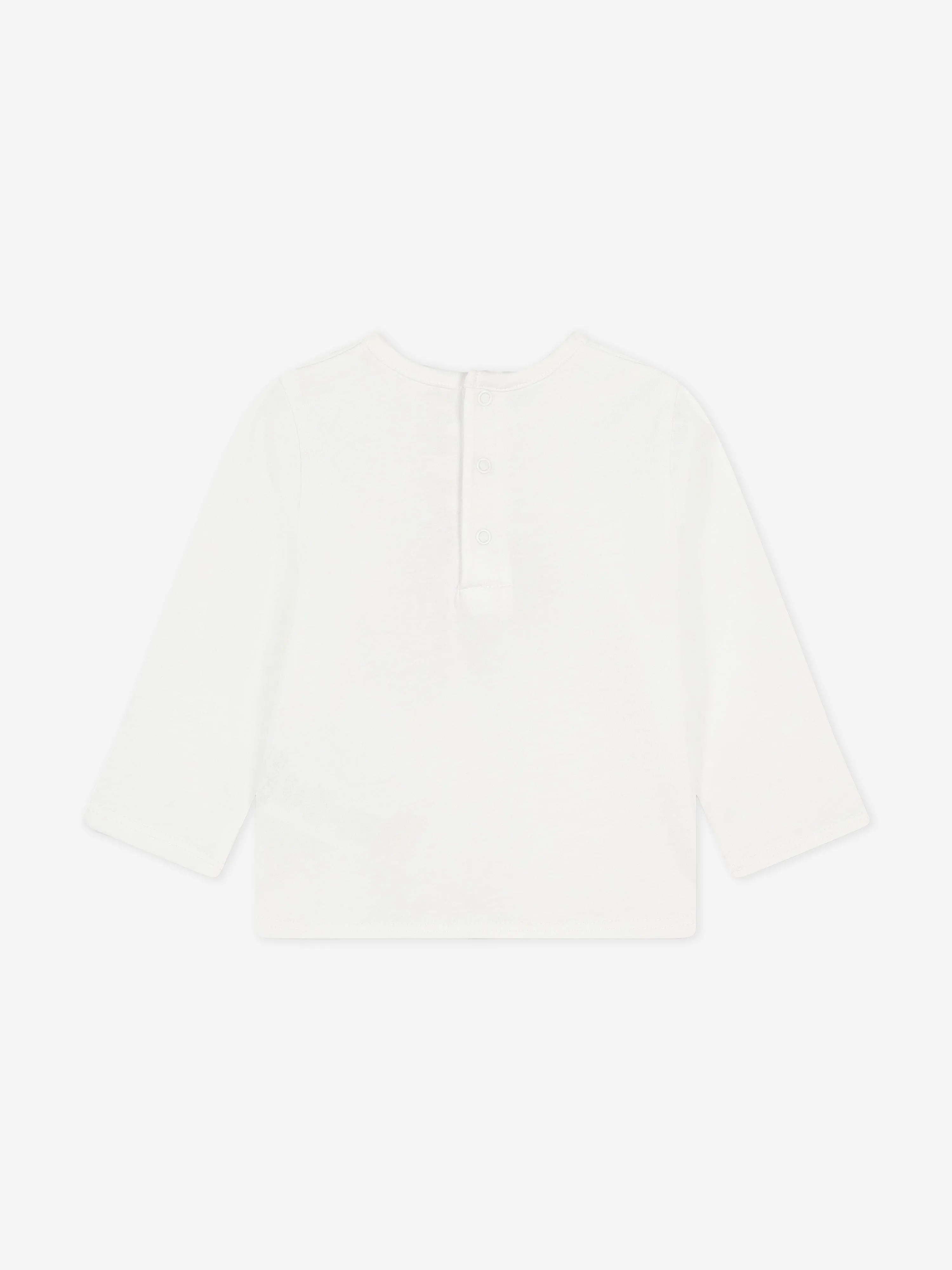 Chlo Baby Girls Long Sleeve Spiral T-Shirt in White