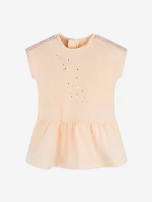 Chlo Baby Girls T-Shirt Dress in Pink