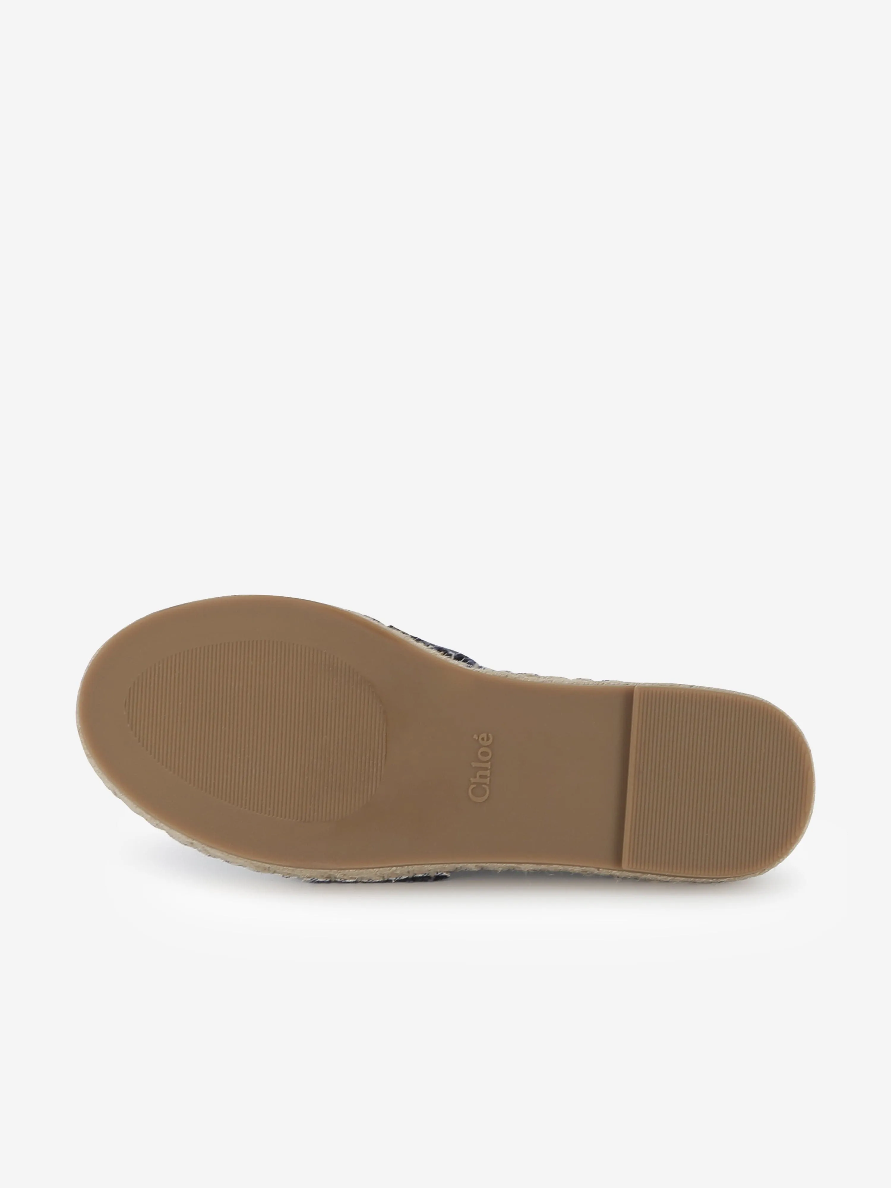 Chlo Girls Logo Espadrilles in Blue