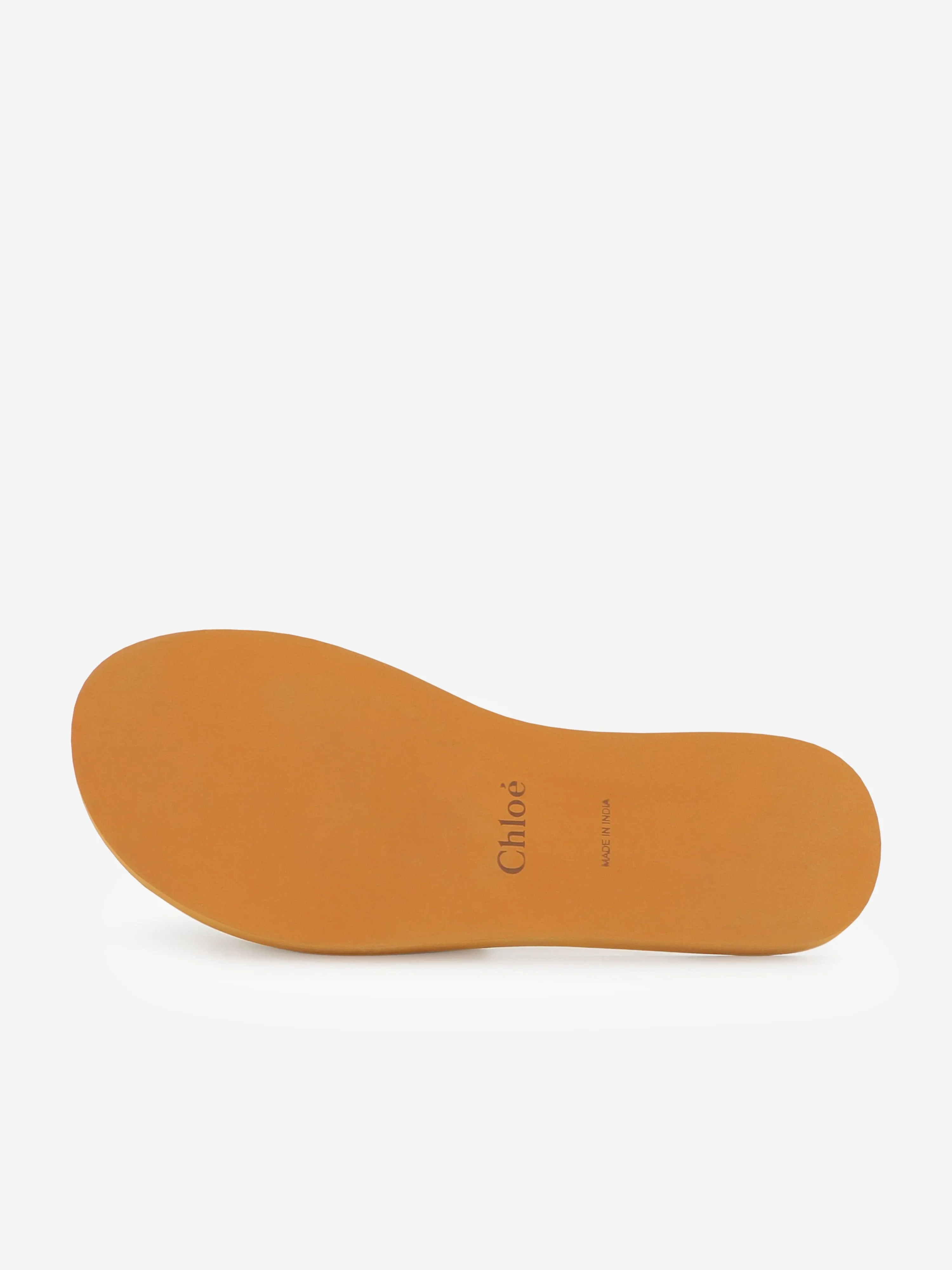 Chlo Girls Logo Sliders in Ivory