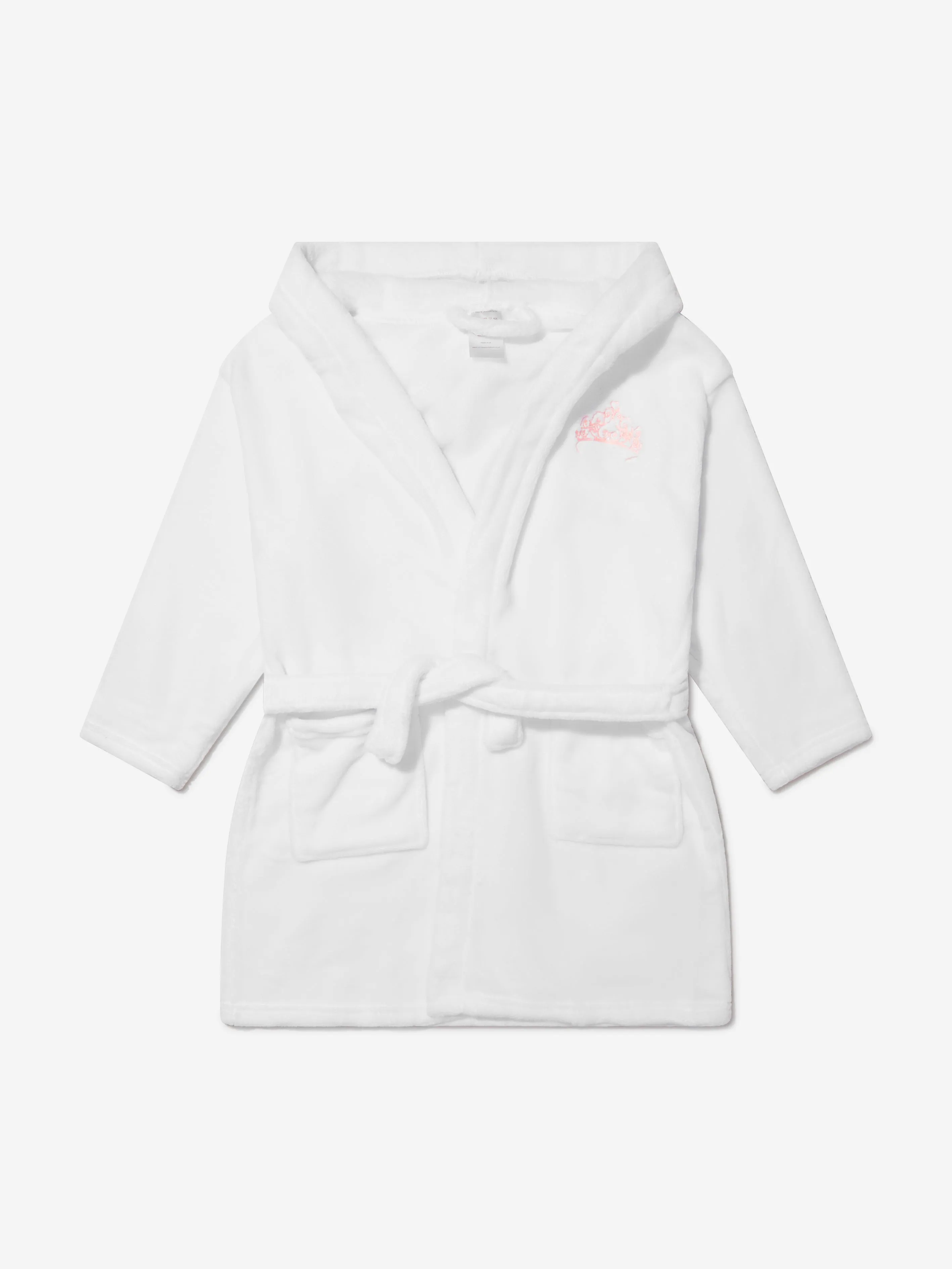 Cotton and Company Girls Cotton Crown Bathrobe And Towel Set