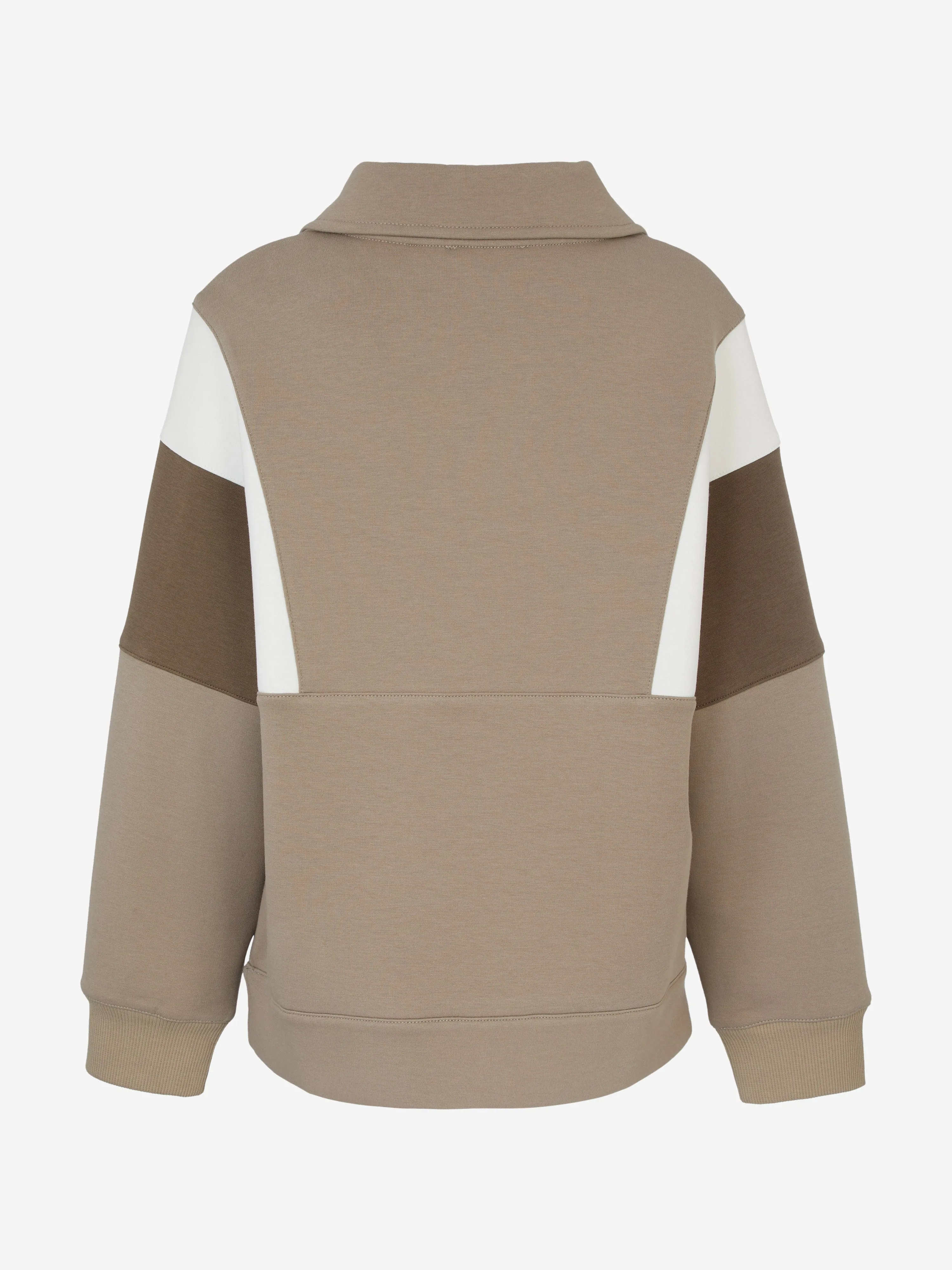 Emporio Armani Boys Colourblock Sweatshirt in Brown