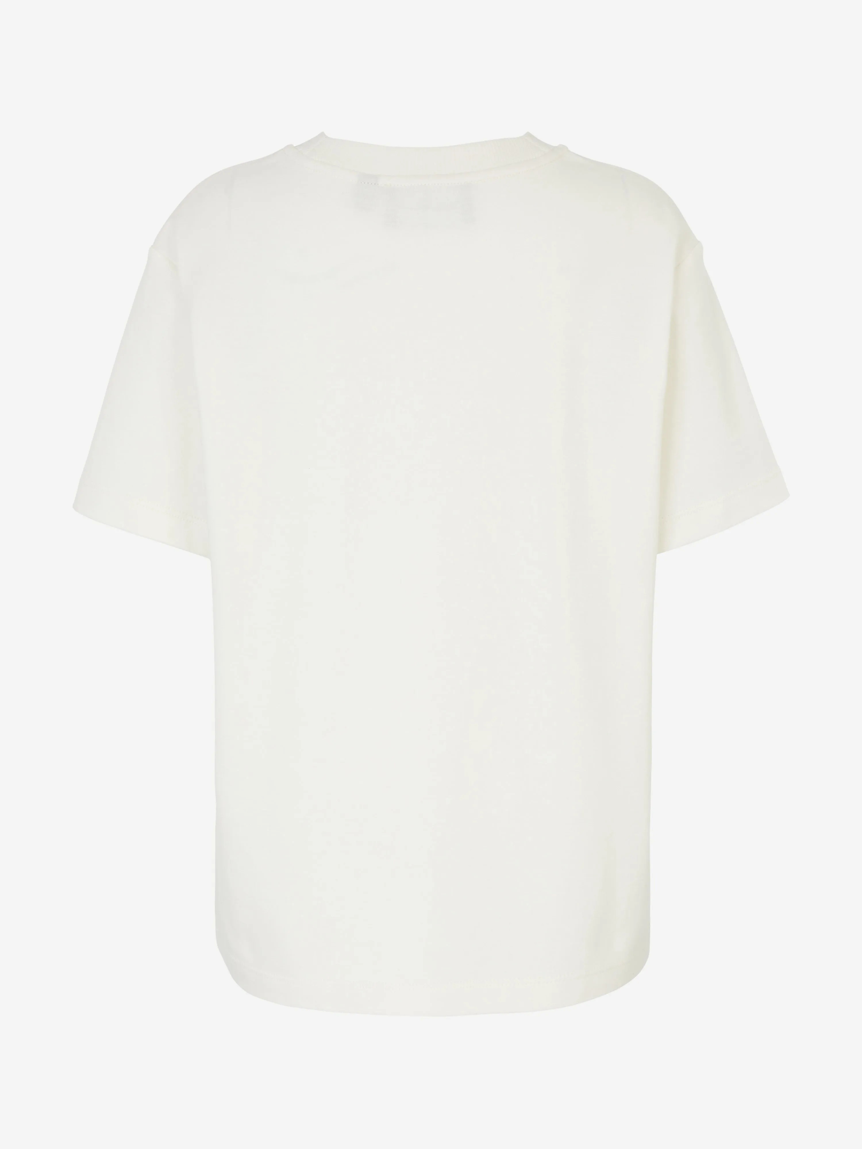 Emporio Armani Boys Logo T-Shirt in Ivory