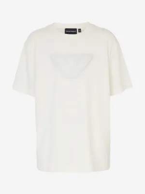 Emporio Armani Boys Logo T-Shirt in Ivory