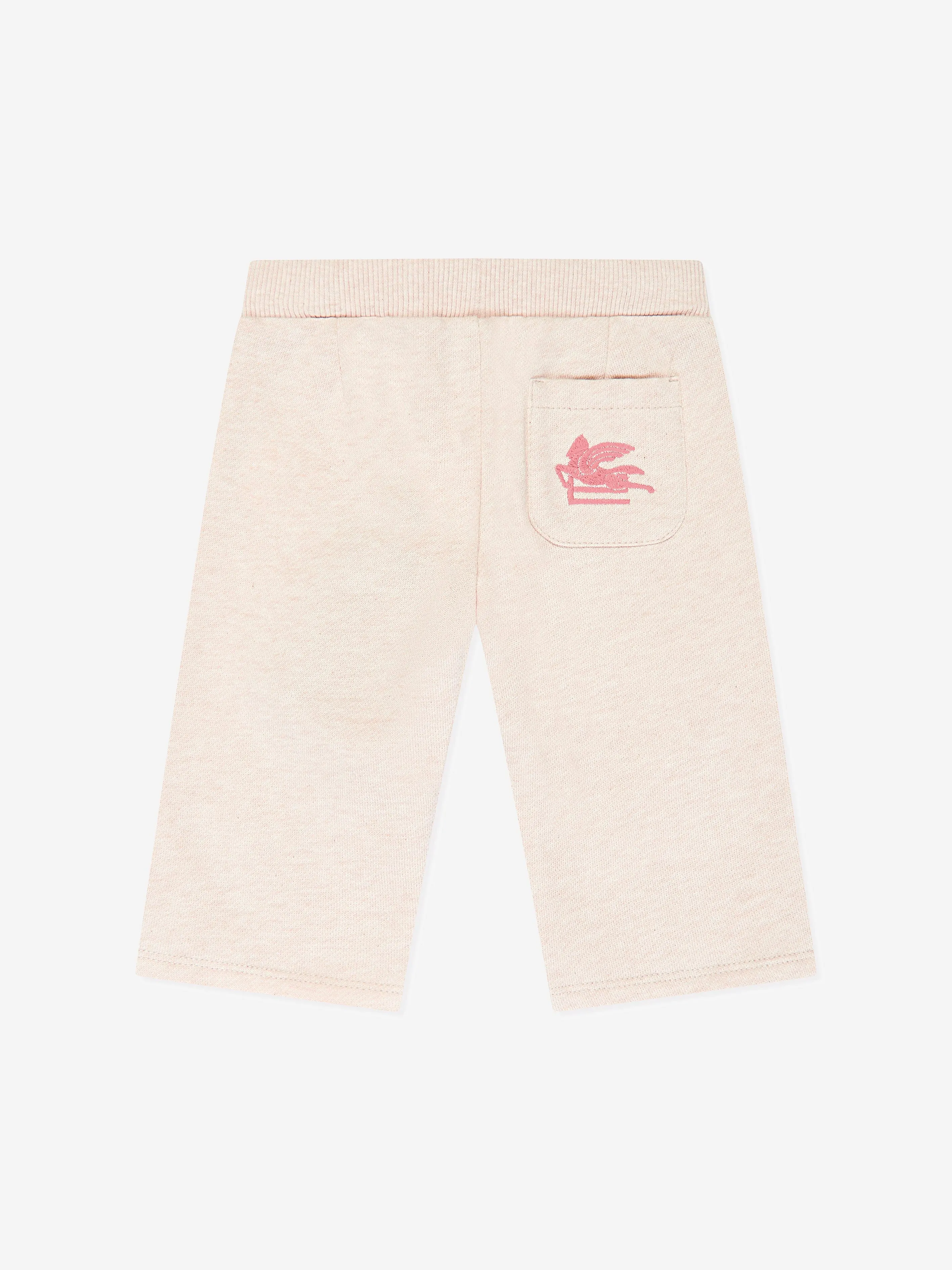 Etro Baby Girls Joggers in Beige
