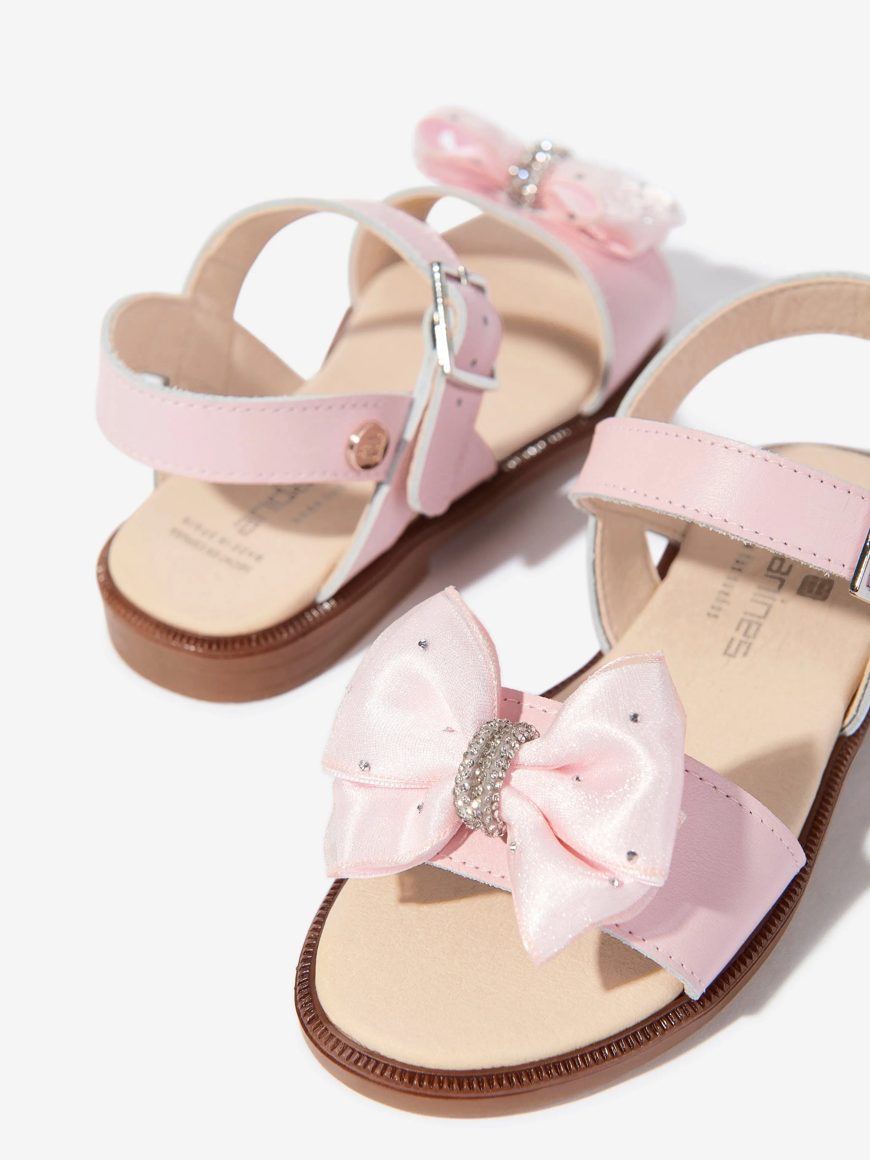 Girls Bow Sandals in Pink