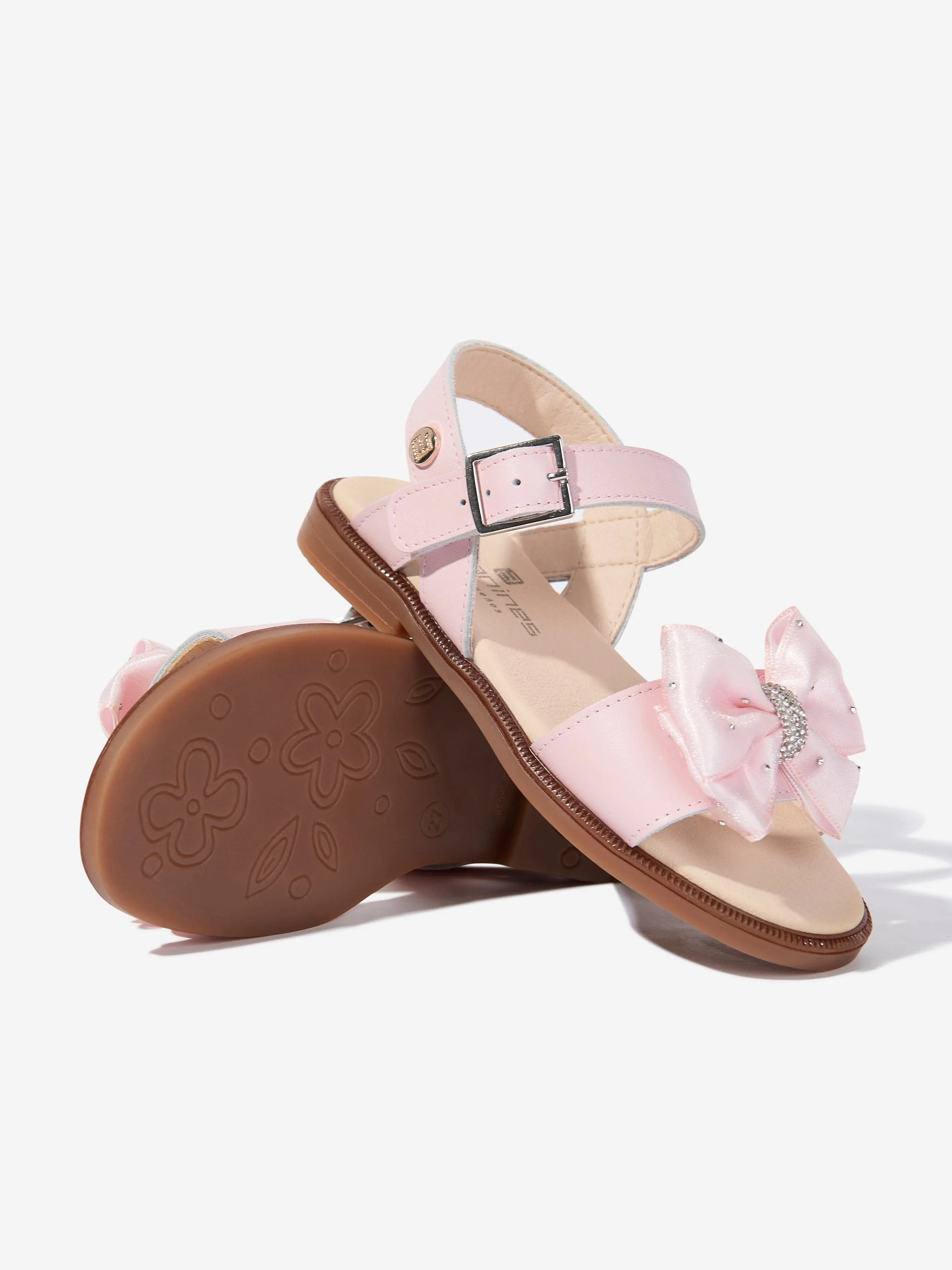 Girls Bow Sandals in Pink
