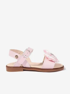 Girls Bow Sandals in Pink