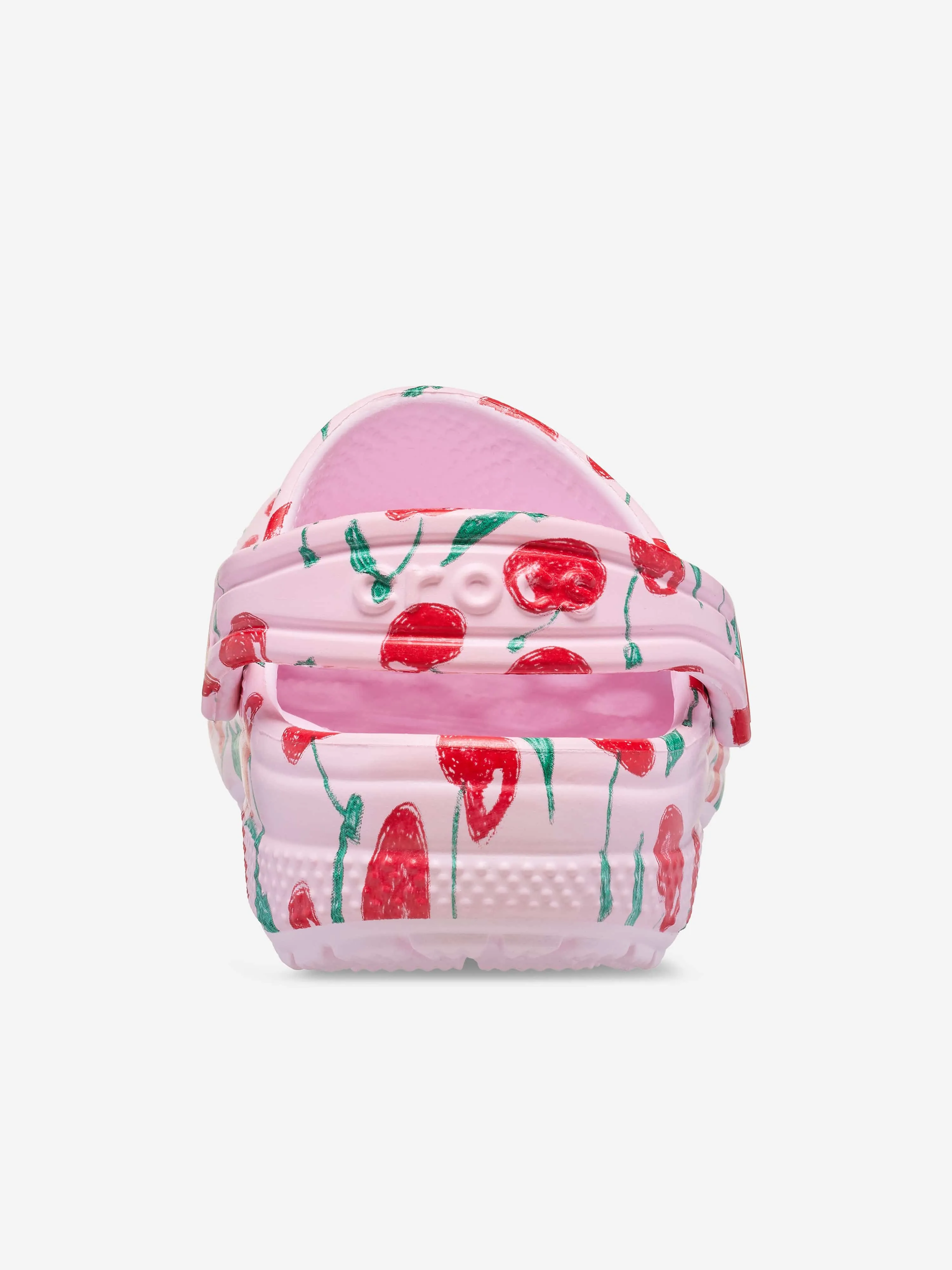 Girls Classic Fresh Fruits Clog in Pink