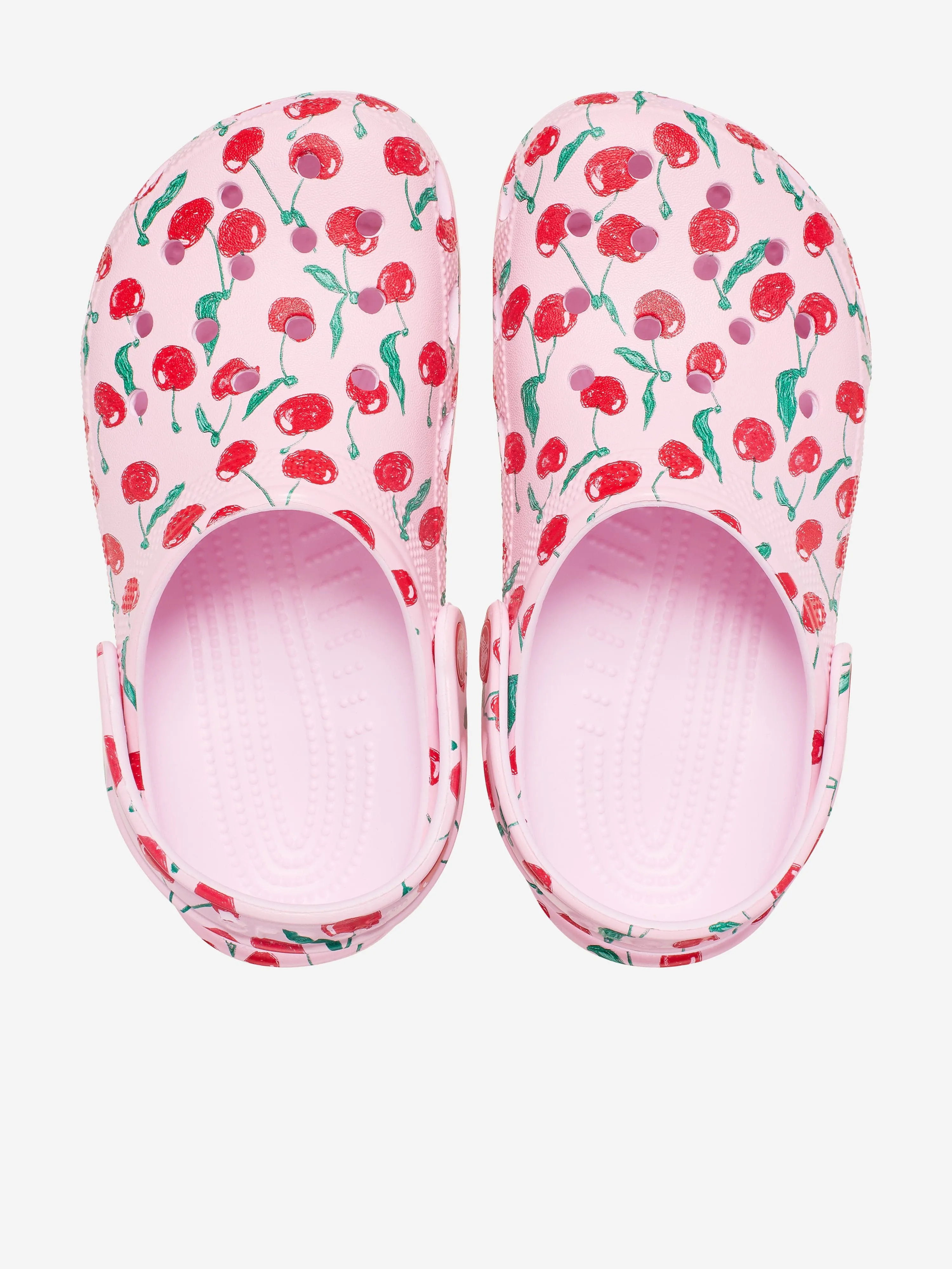 Girls Classic Fresh Fruits Clog in Pink