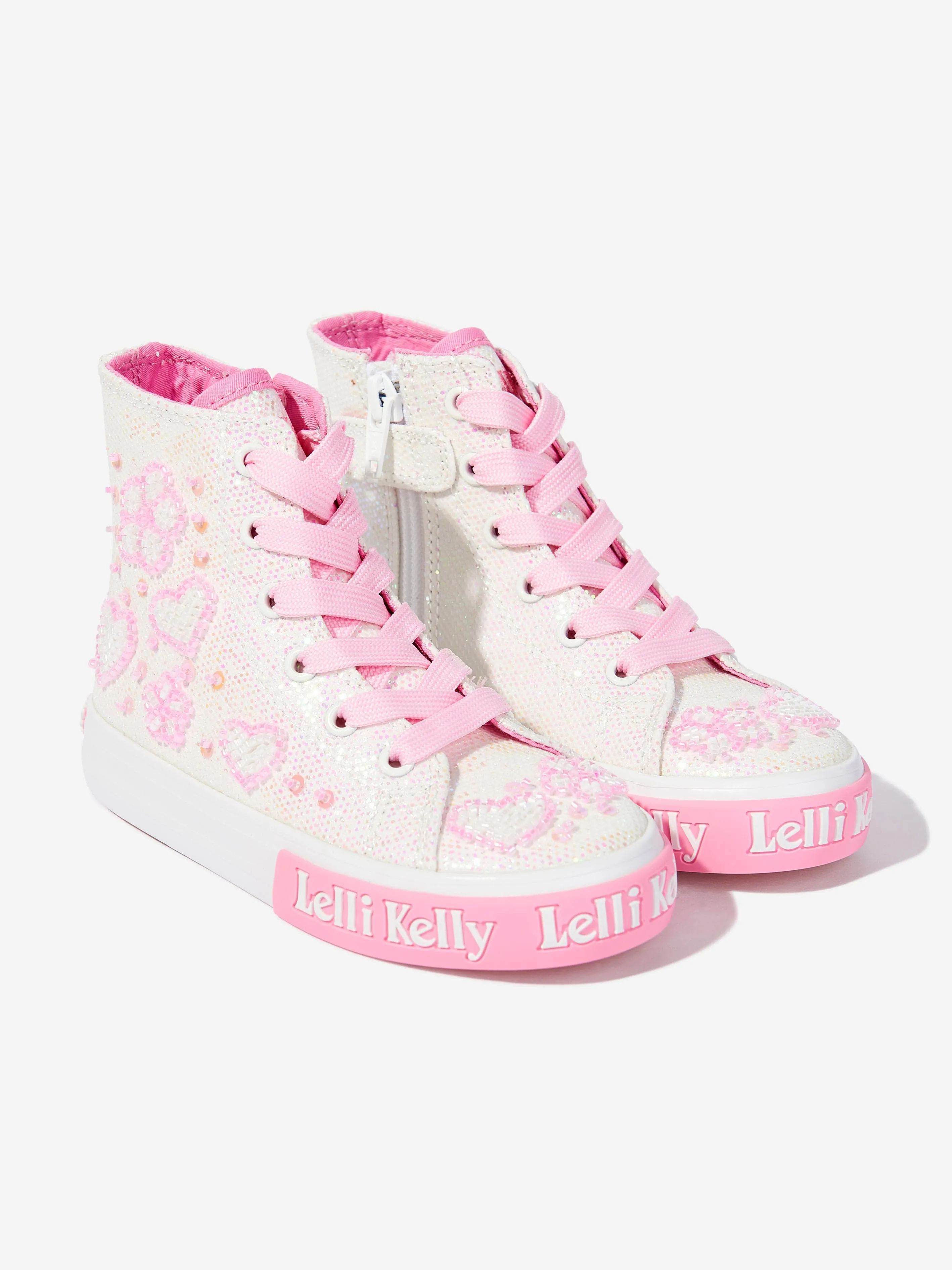 Girls Cressida Mid Baseball Boots in Ivory